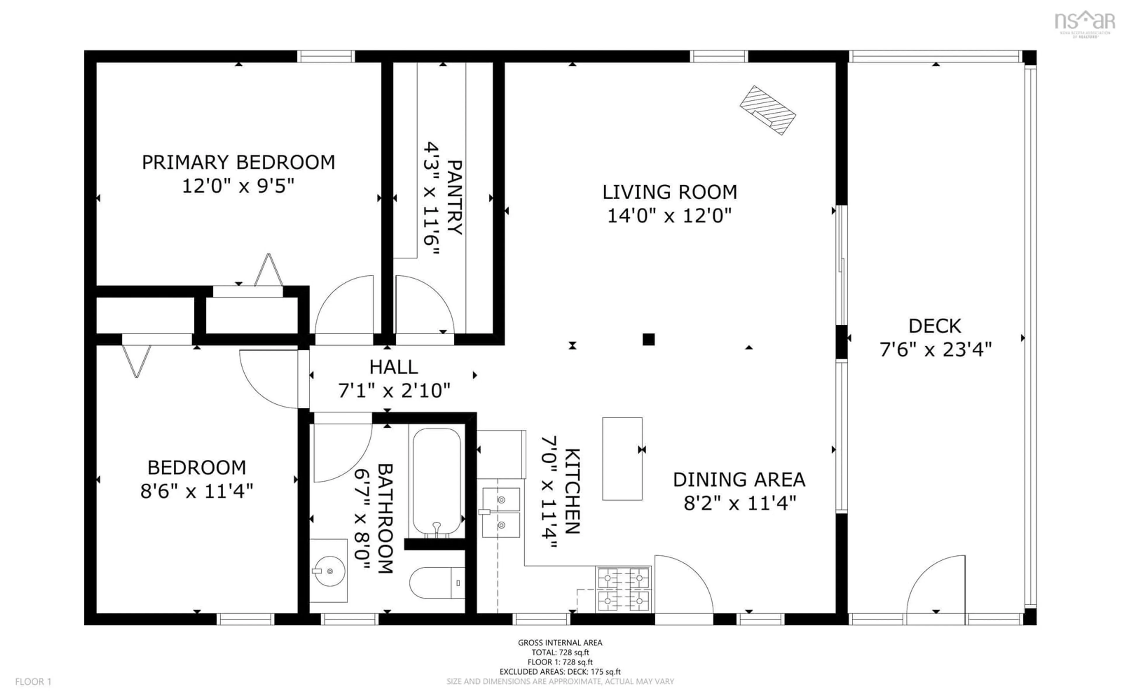 Floor plan for 712 Old Kettle Rd, Mill Village Nova Scotia B0J 2H0