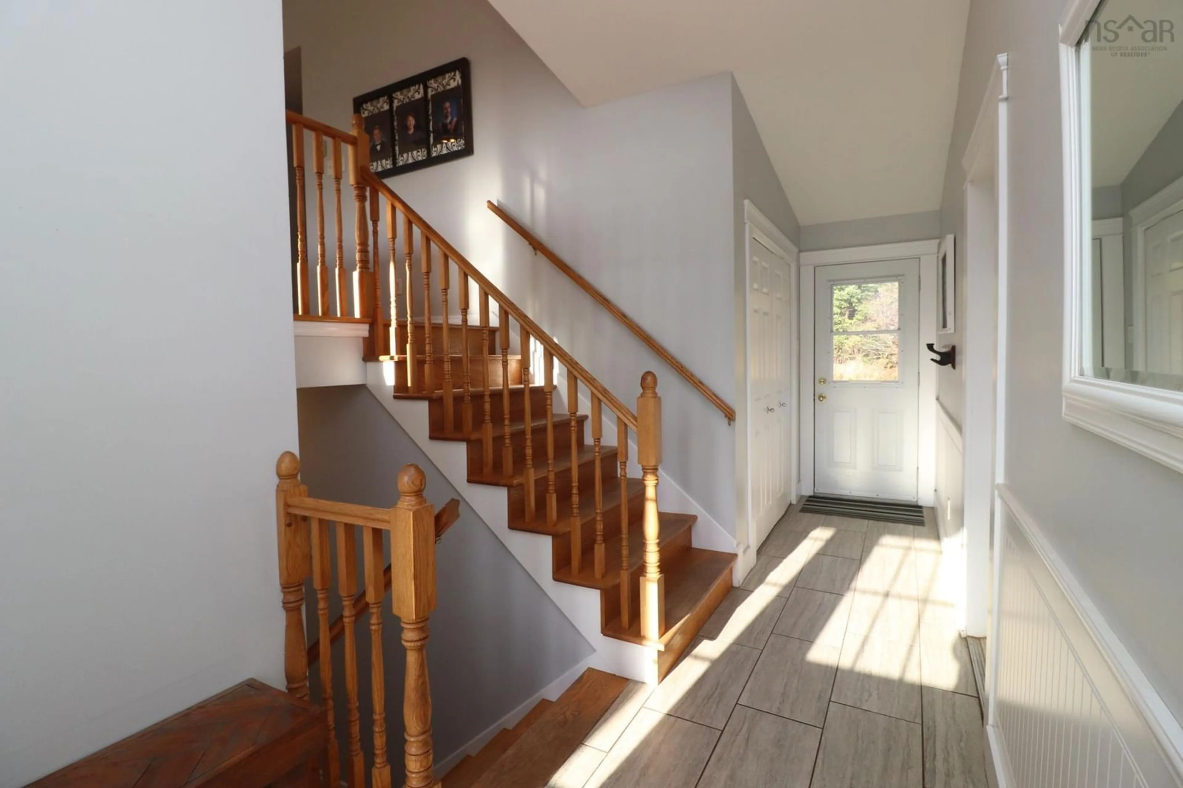 Indoor foyer, wood floors for 55 Penny Lane, North River Nova Scotia B6L 6S3