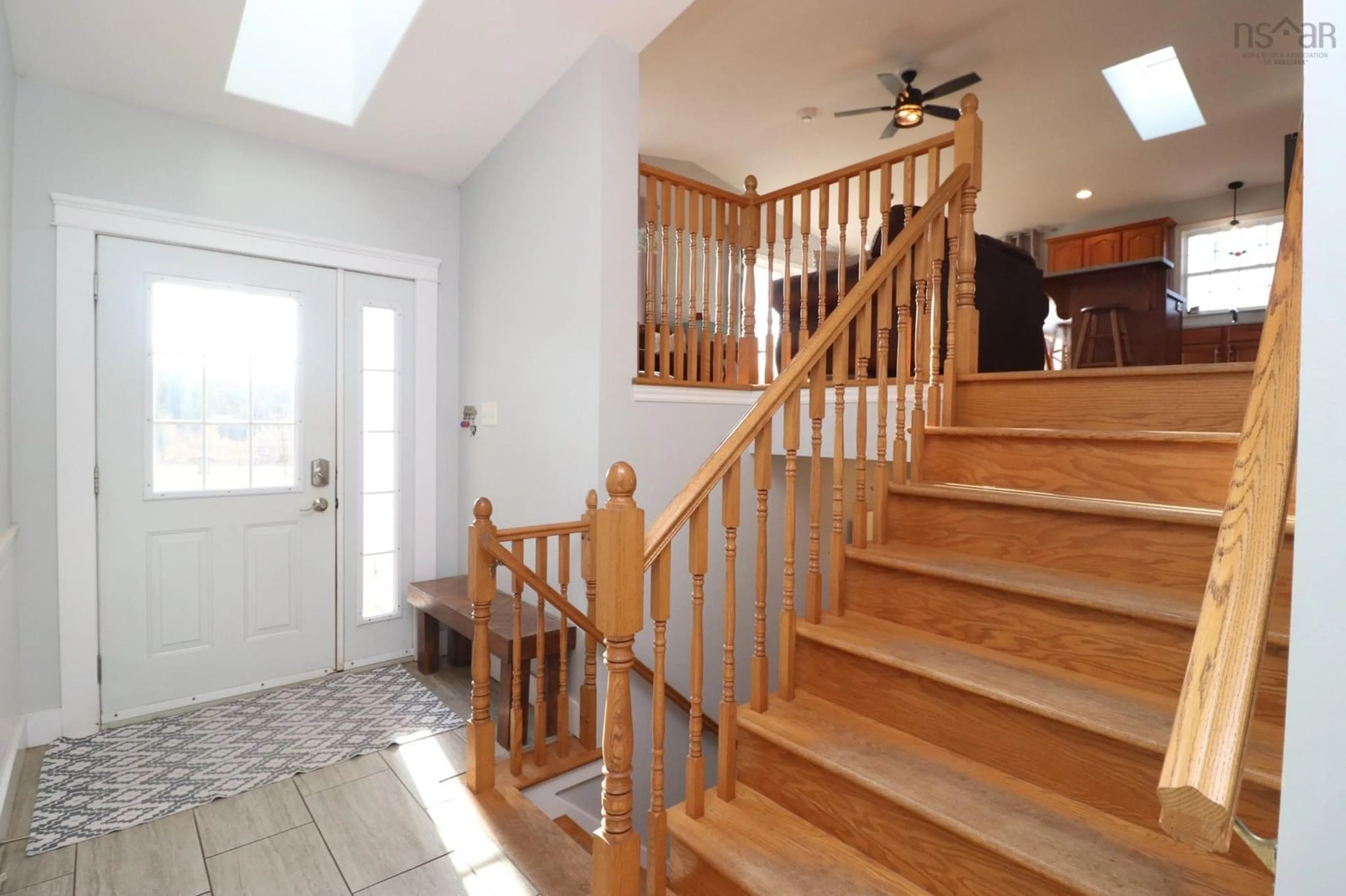 Indoor foyer, wood floors for 55 Penny Lane, North River Nova Scotia B6L 6S3