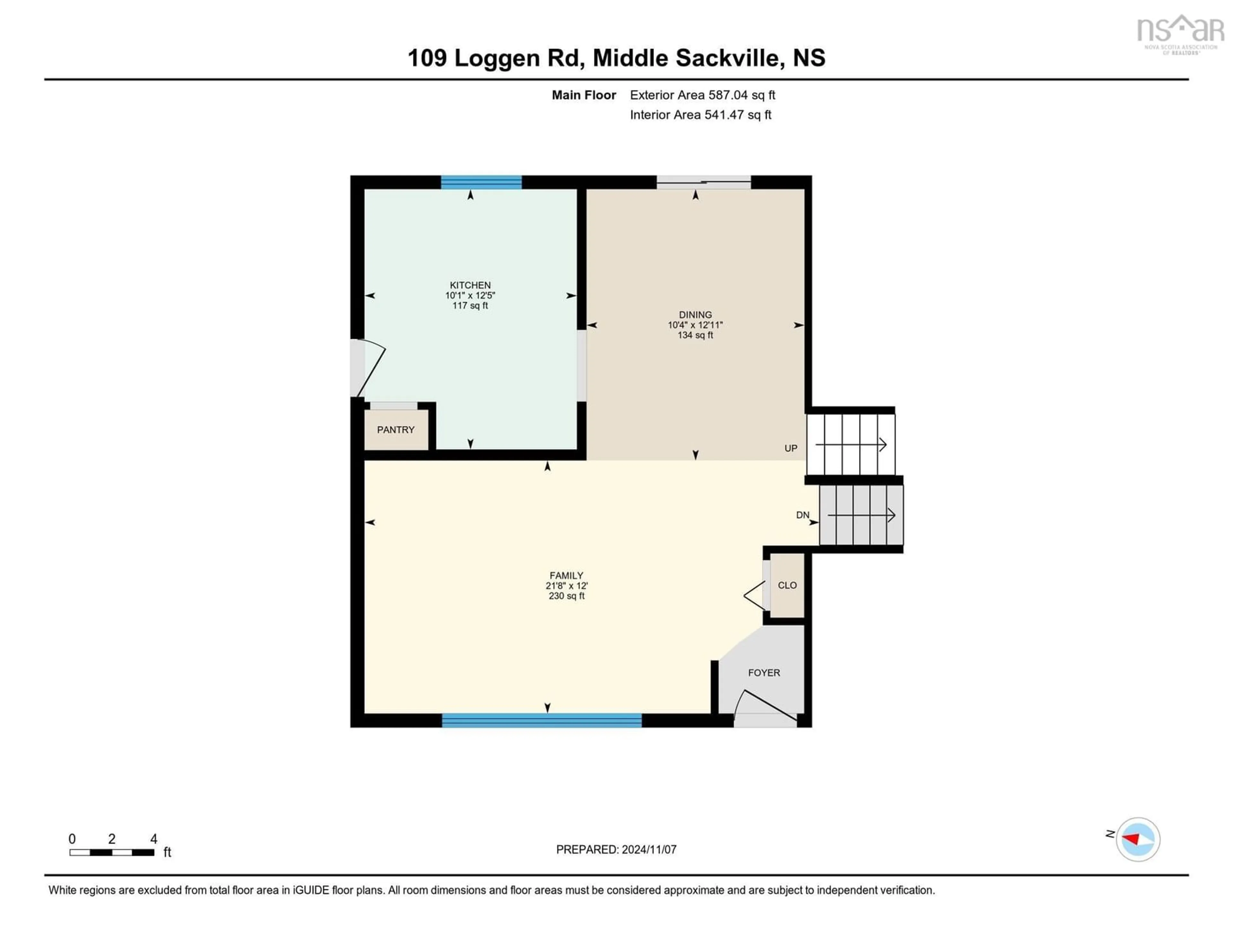 Floor plan for 109 Loggen Rd, Middle Sackville Nova Scotia B4E 1V8