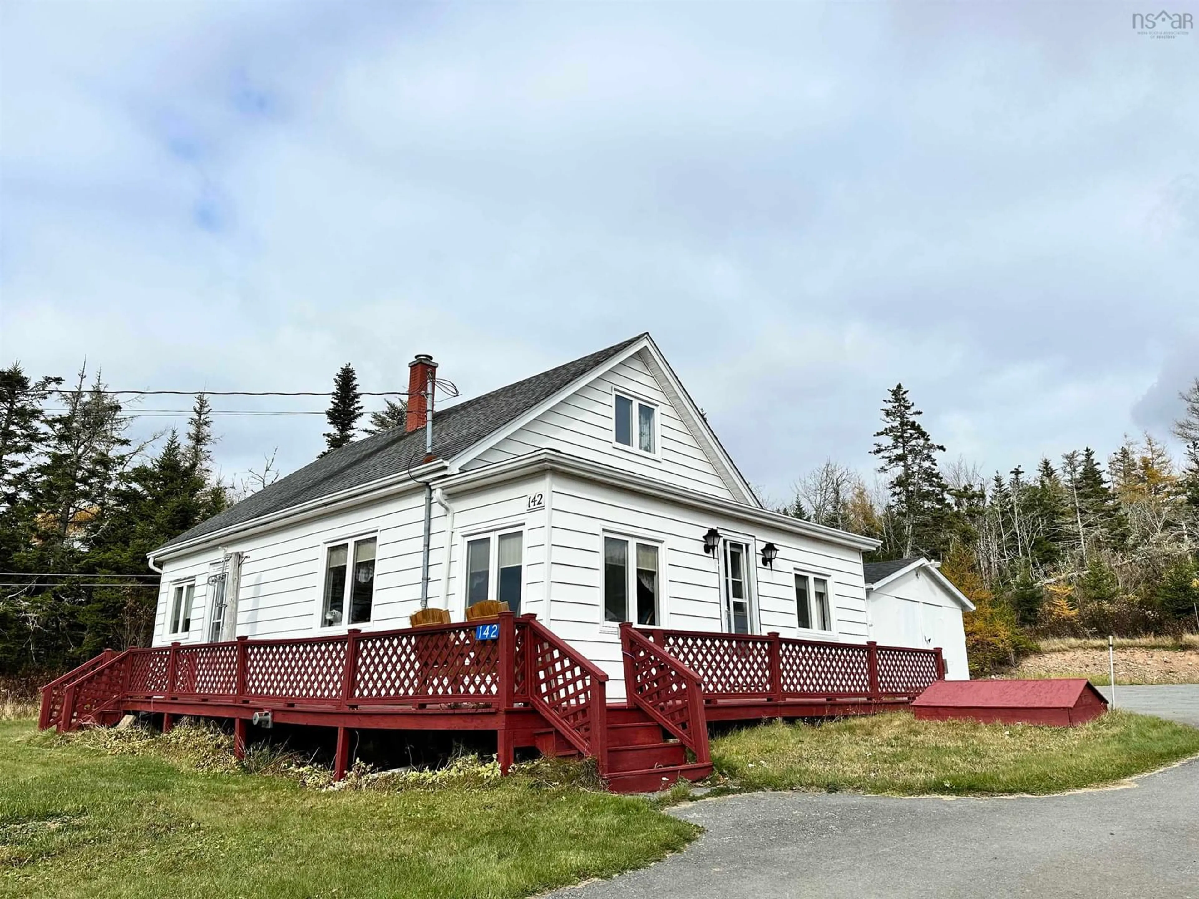 Frontside or backside of a home, cottage for 142 Nauglers Settlement Rd, Moser River Nova Scotia B0J 3B0