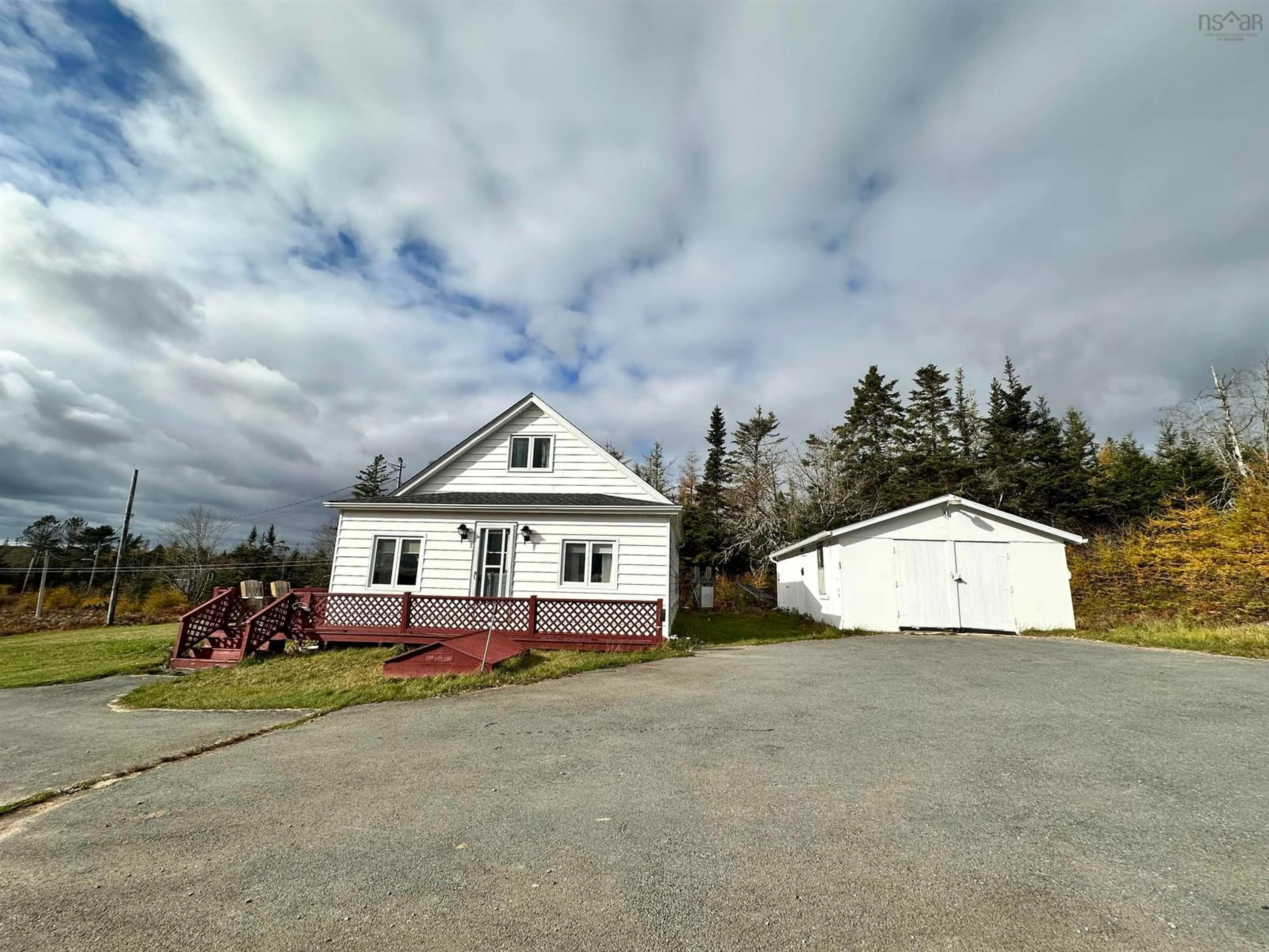 Frontside or backside of a home, cottage for 142 Nauglers Settlement Rd, Moser River Nova Scotia B0J 3B0