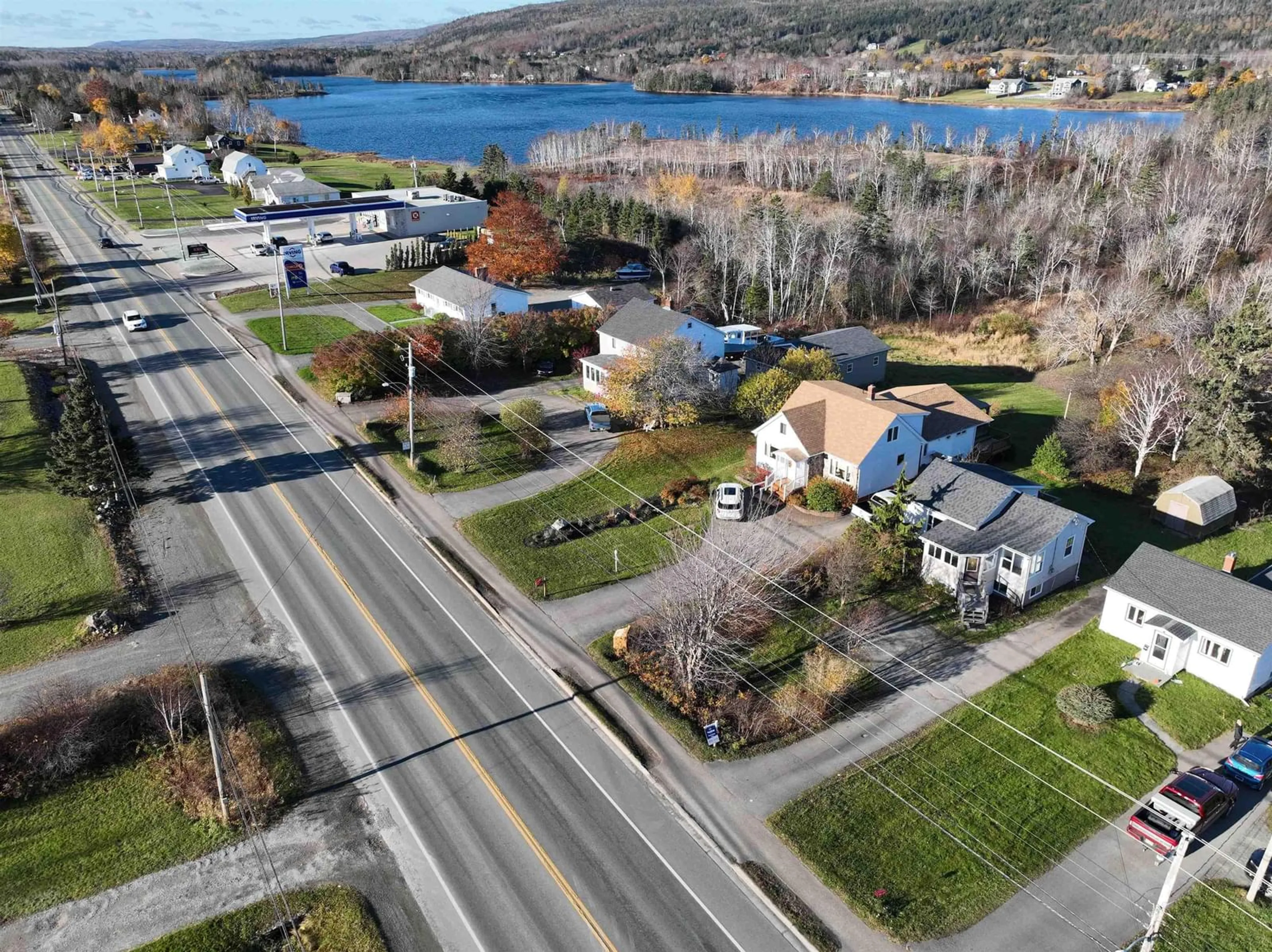 A pic from exterior of the house or condo, the street view for 1936 Kings Rd, Howie Centre Nova Scotia B1L 1C9