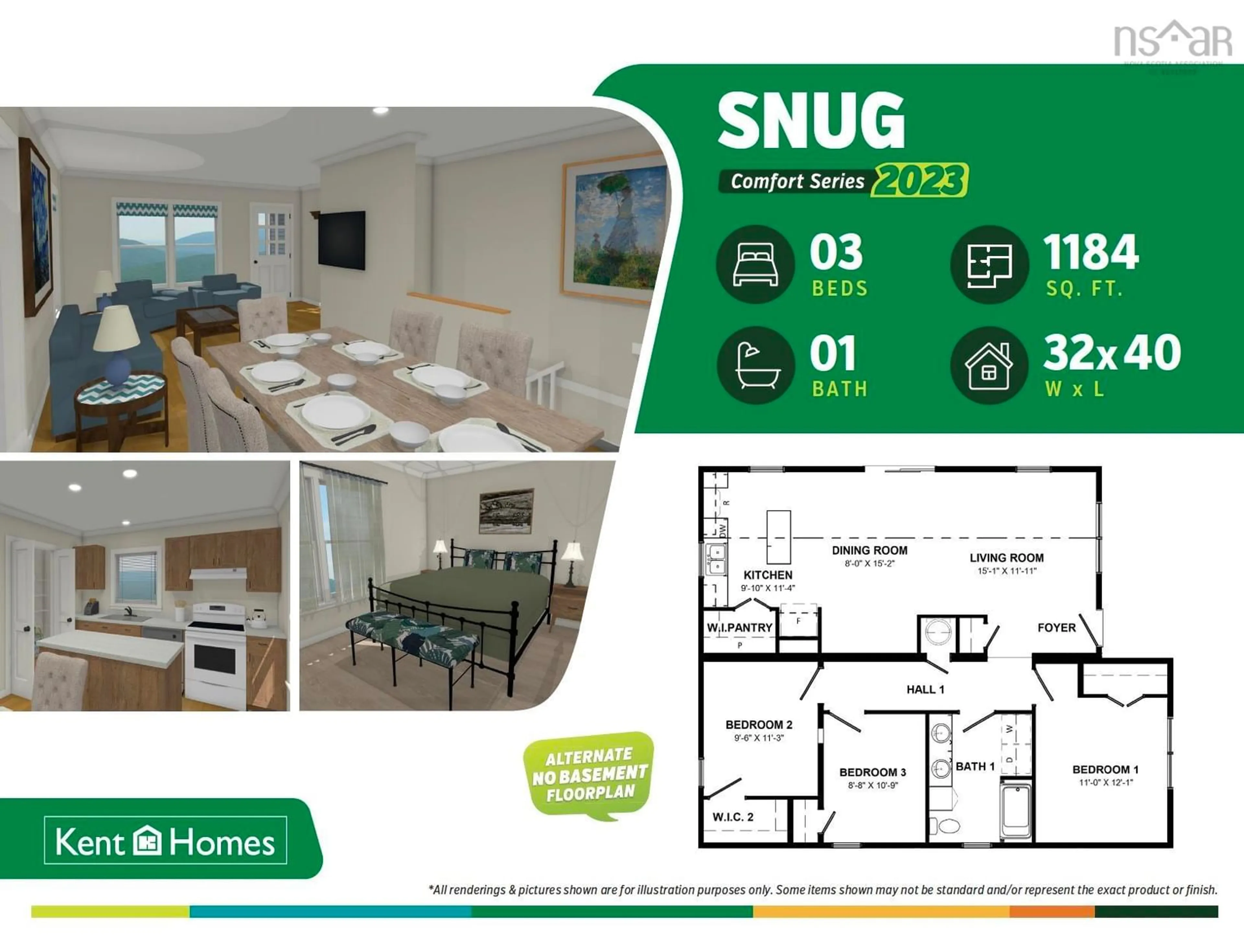 Floor plan for New Cheverie Rd #Lot 1, Lower Burlington Nova Scotia B0N 1E0