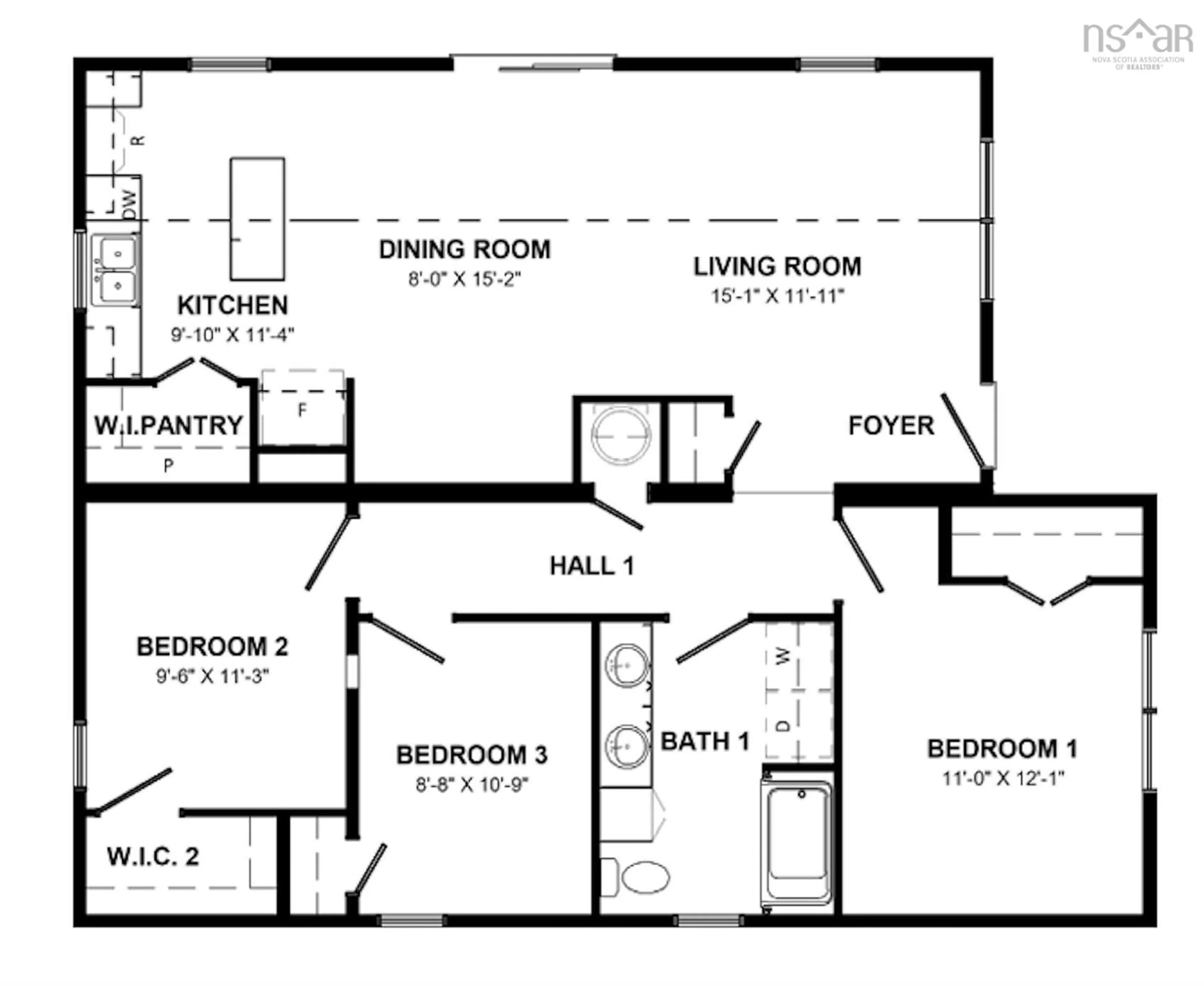 Floor plan for New Cheverie Rd #Lot 1, Lower Burlington Nova Scotia B0N 1E0