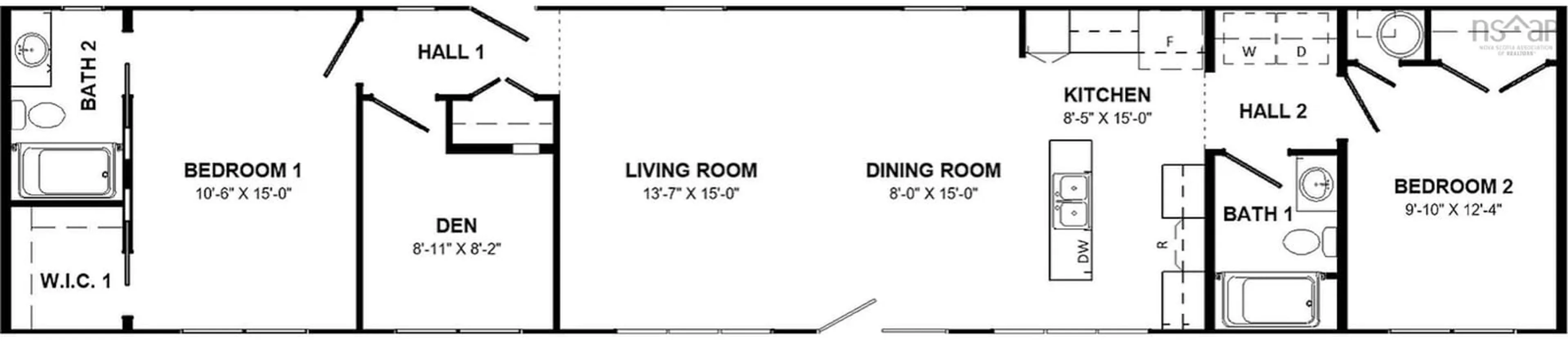 Floor plan for New Cheverie Rd #Lot 9, Lower Burlington Nova Scotia B0N 1E0