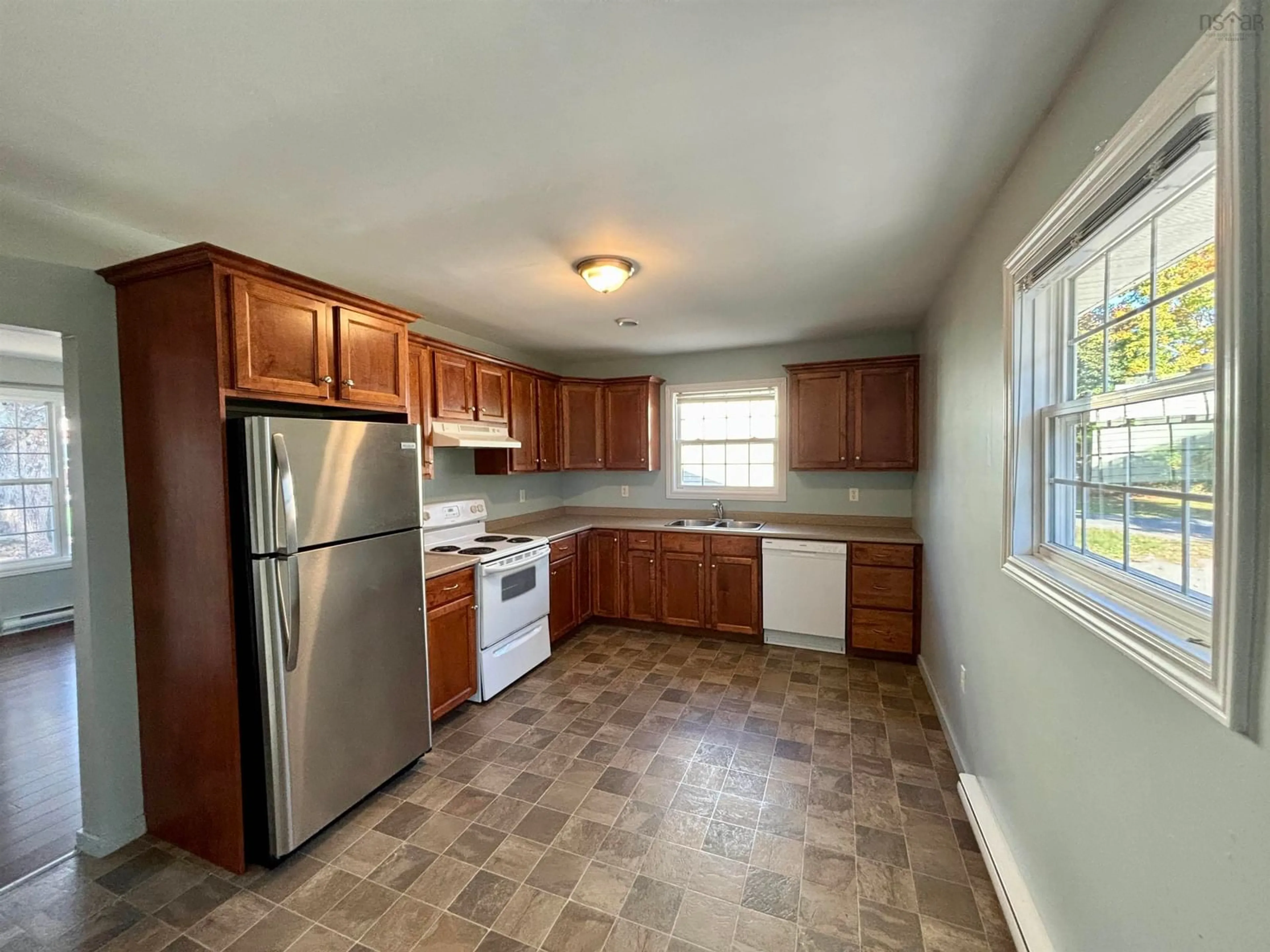 Standard kitchen, wood floors, cottage for 60 Victoria St, Antigonish Nova Scotia B2G 1X3