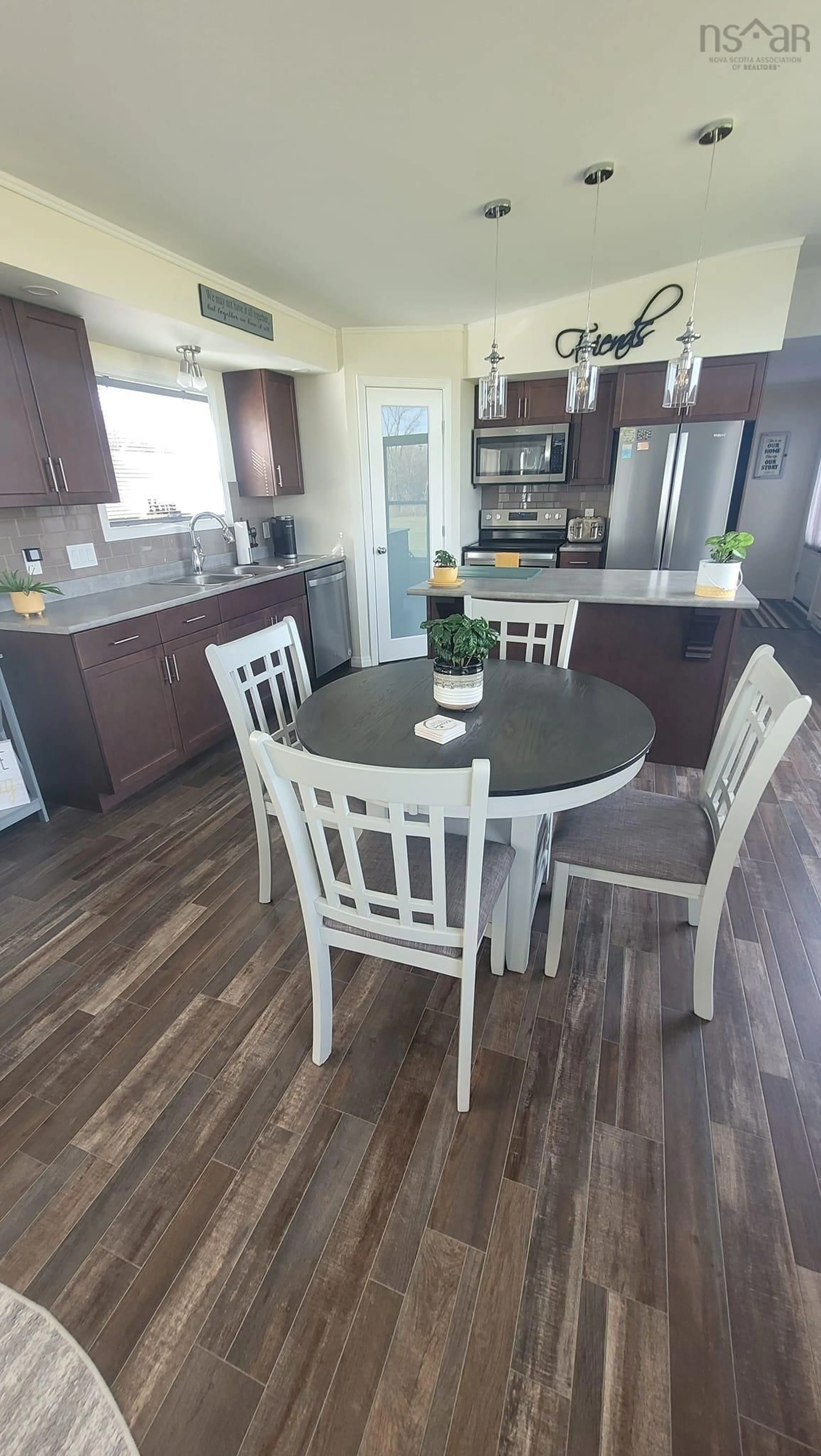 Open concept kitchen for 4980 Dunmore Road, Lower South River Nova Scotia B2G 0B4