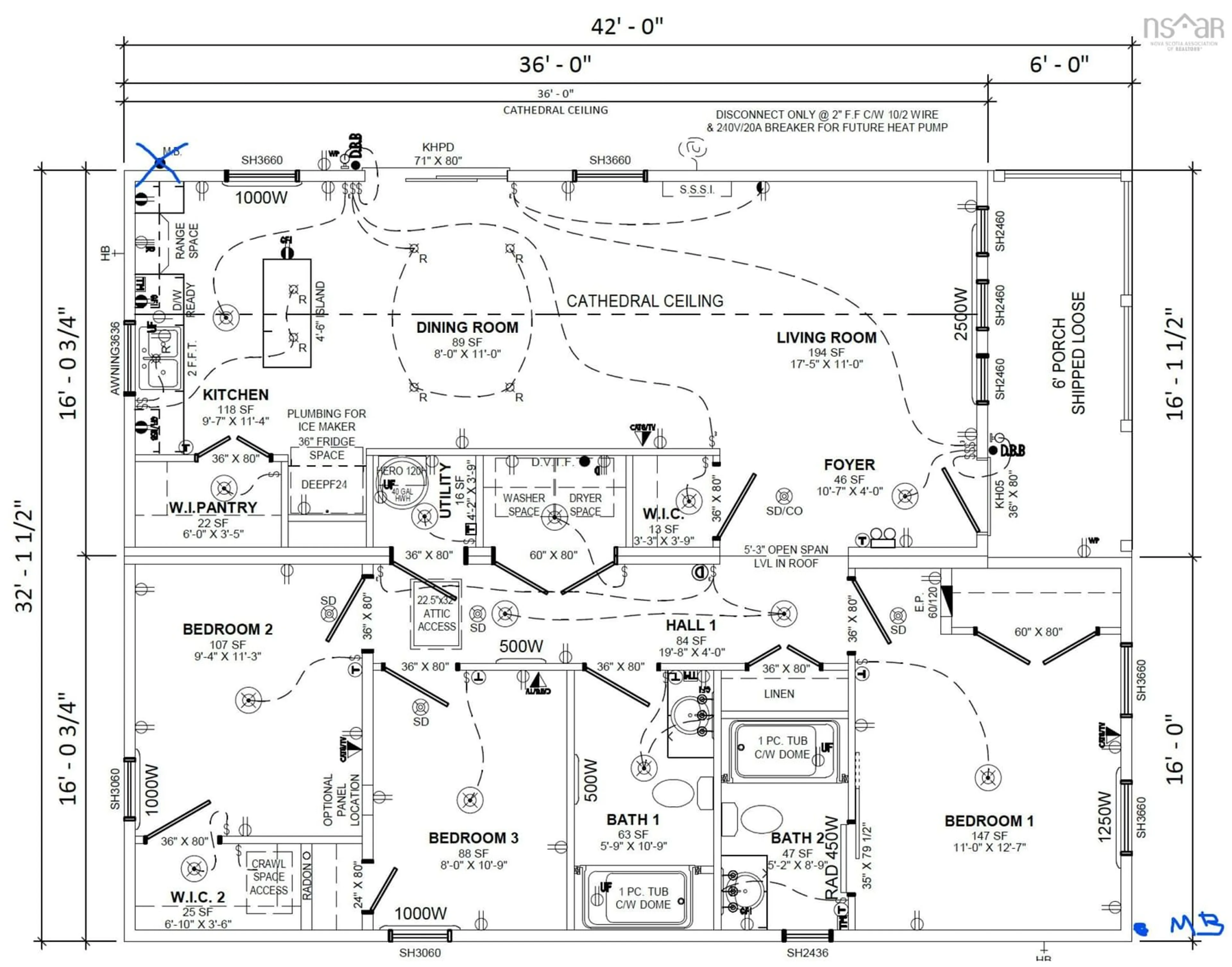 Floor plan for Wilson Dr #Lot, Chester Nova Scotia B0J 1J0