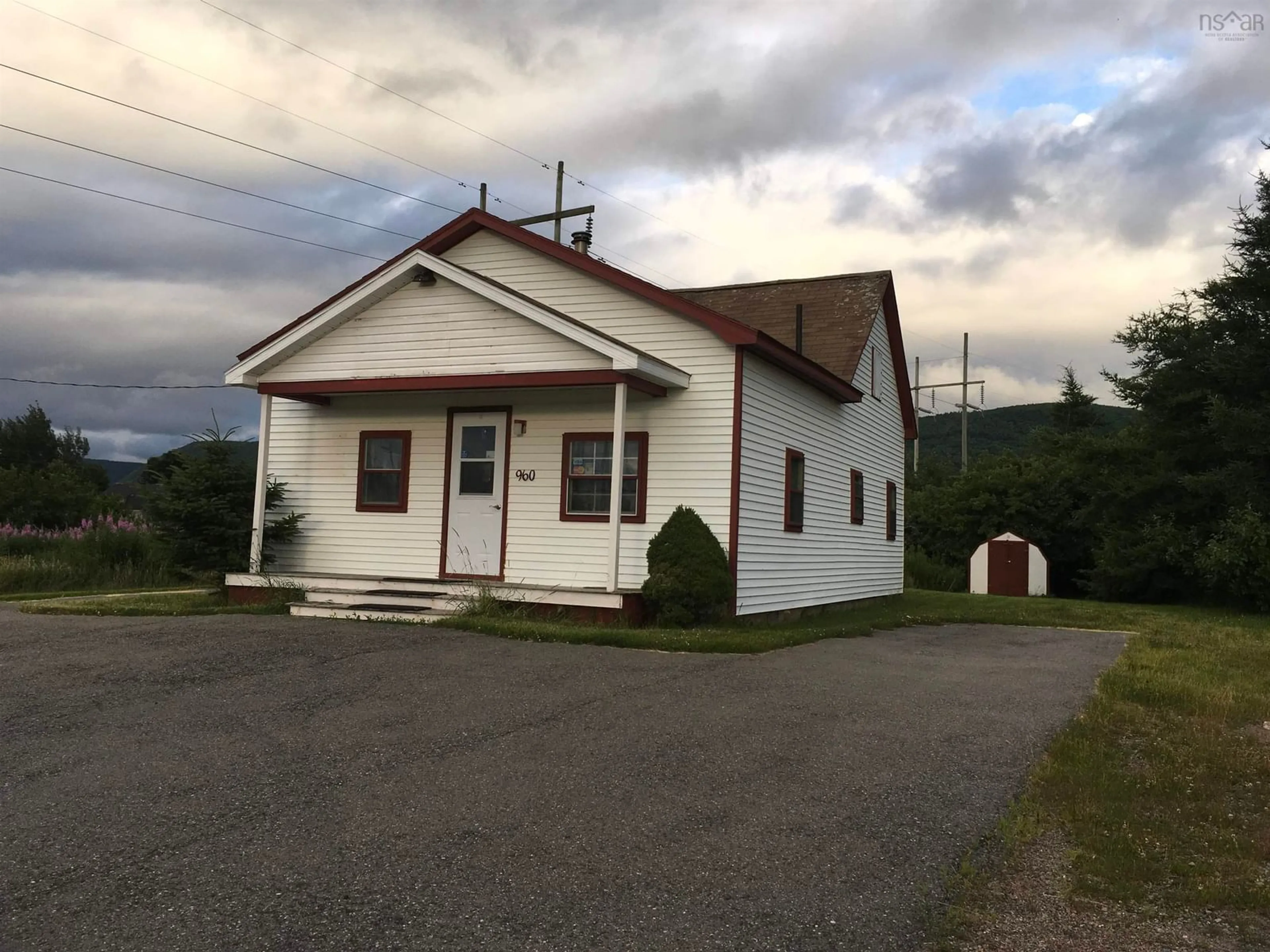 Frontside or backside of a home, the front or back of building for 960 Cheticamp Back Rd, Belle Marche Nova Scotia B0E 1H0