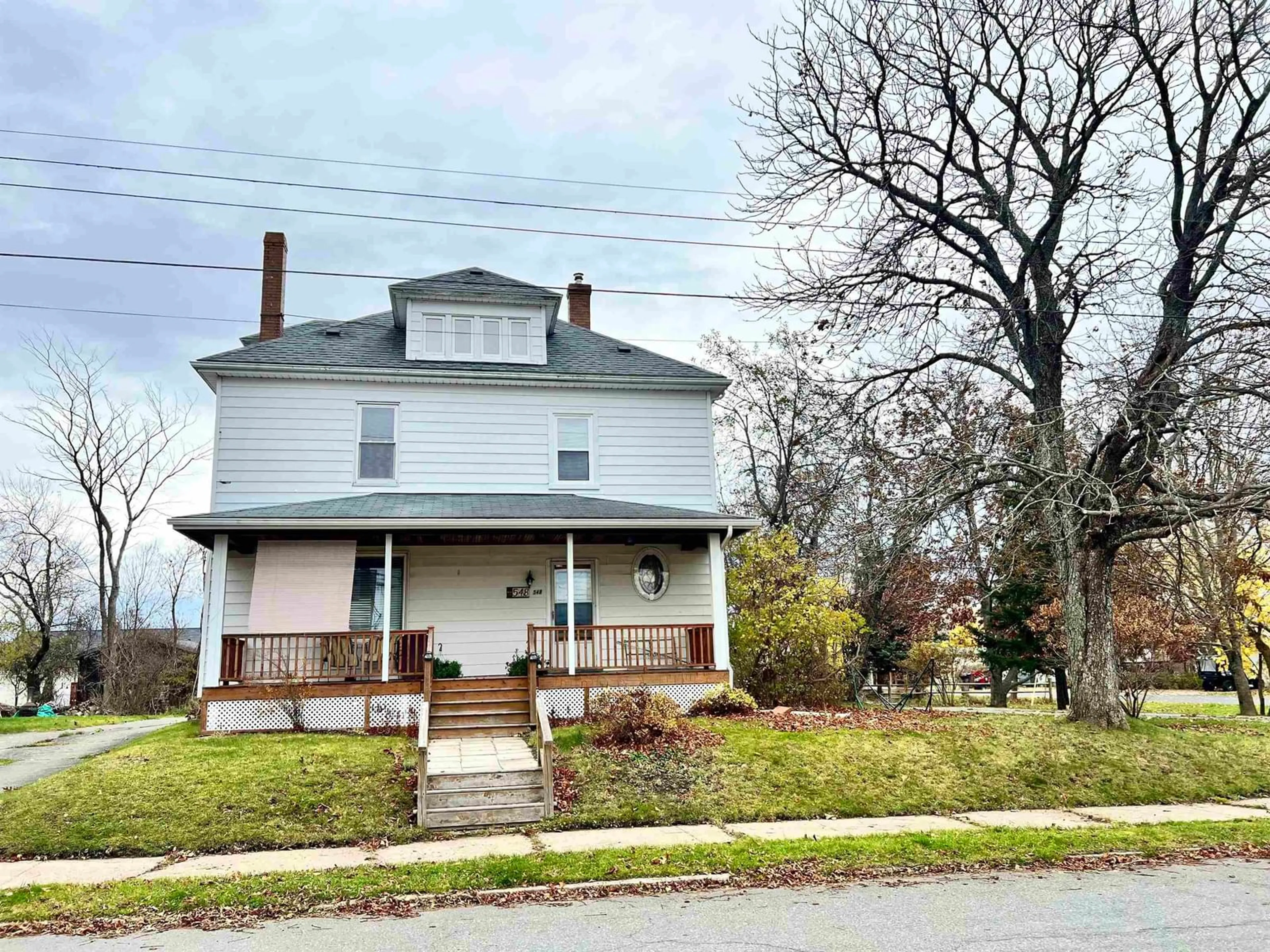 Frontside or backside of a home, the street view for 548 Nelson Street, New Glasgow Nova Scotia B2H 3C7