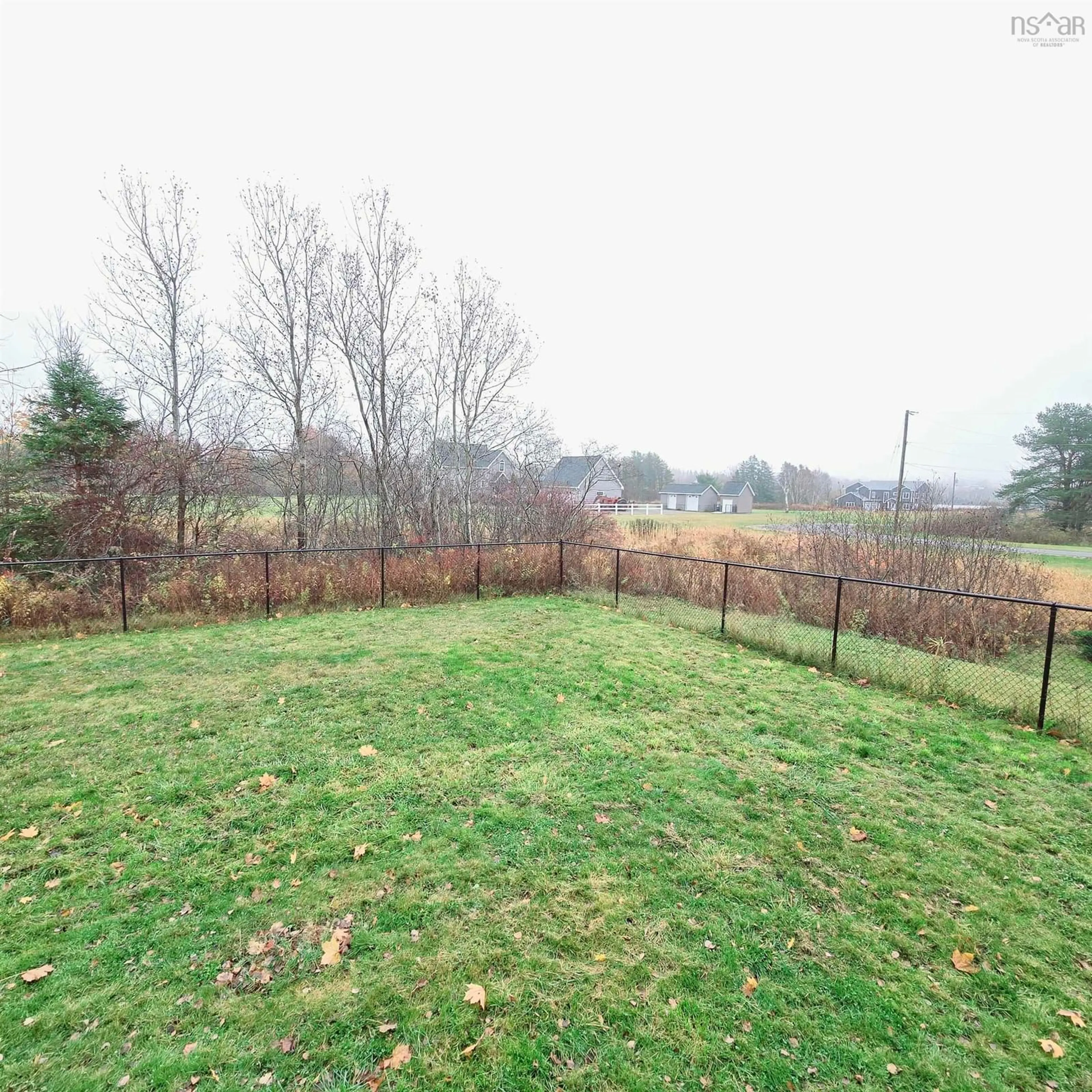 Patio, the fenced backyard for 4 Rennett St, Coxheath Nova Scotia B1L 1C8