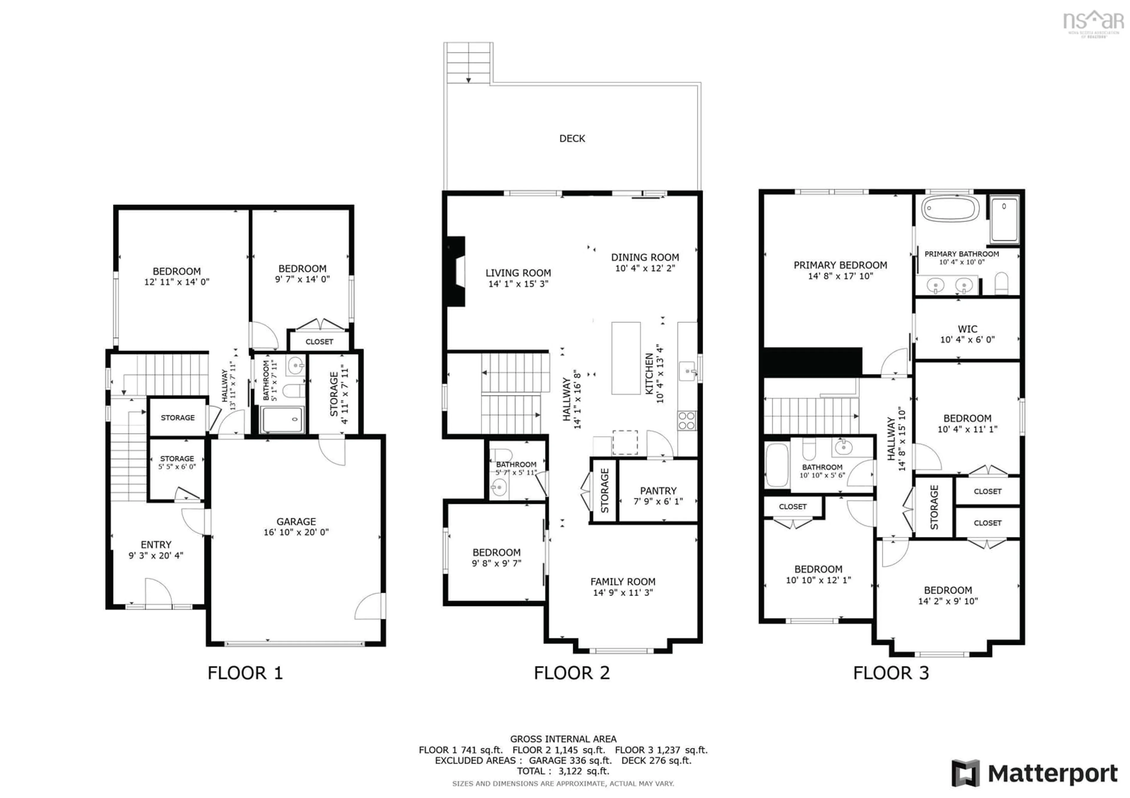 Floor plan for 187 Talus Ave, Bedford West Nova Scotia B4B 1T9