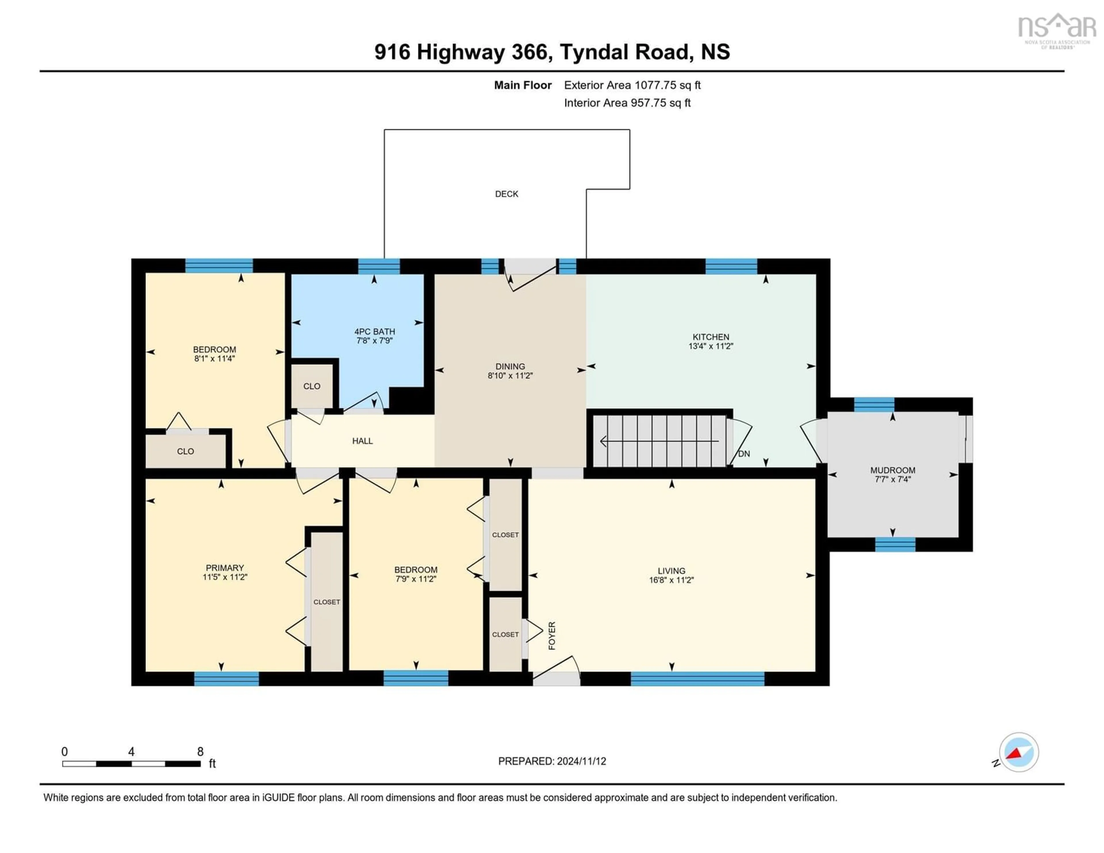 Floor plan for 916 Highway 366, Tyndal Road Nova Scotia B4H 3X9