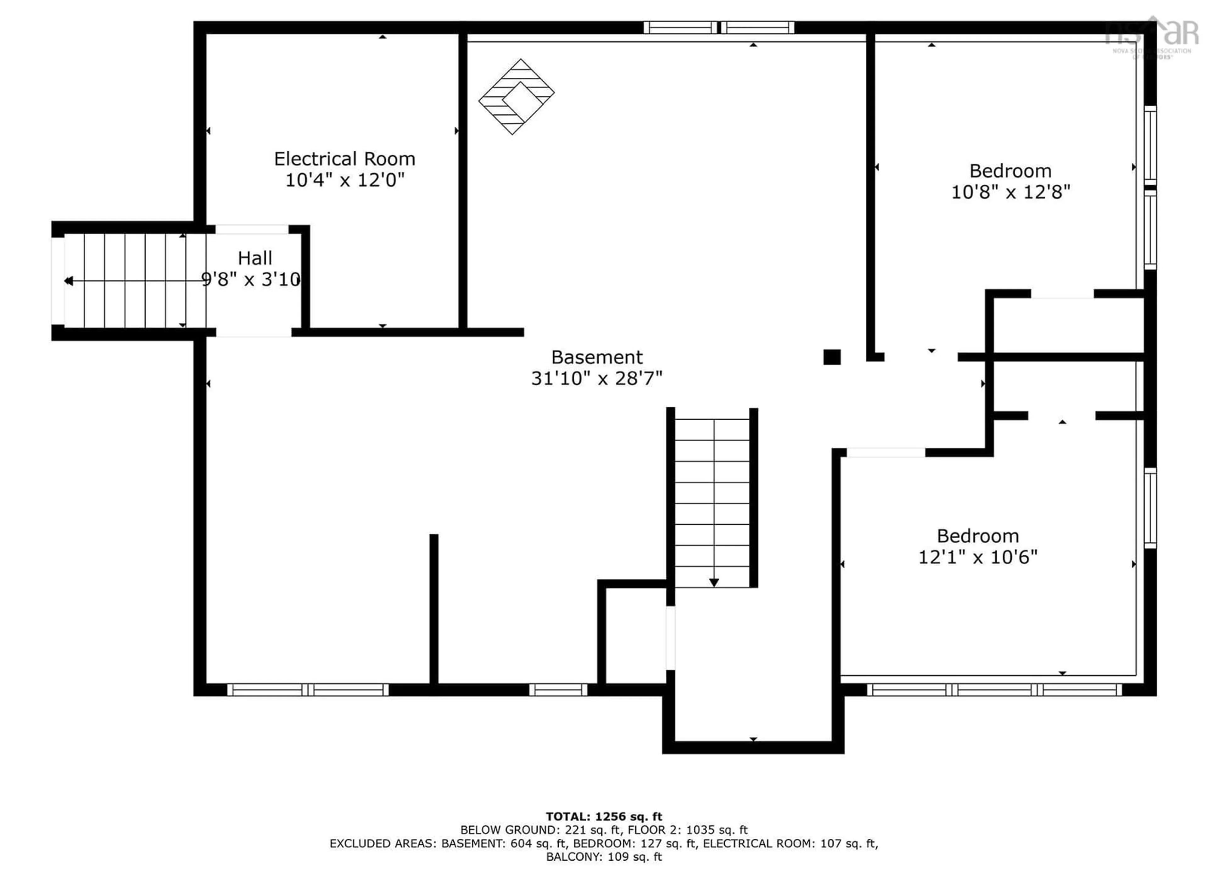 Floor plan for 115 Meadow Green Road, St Andrew's Nova Scotia B0H 1X0