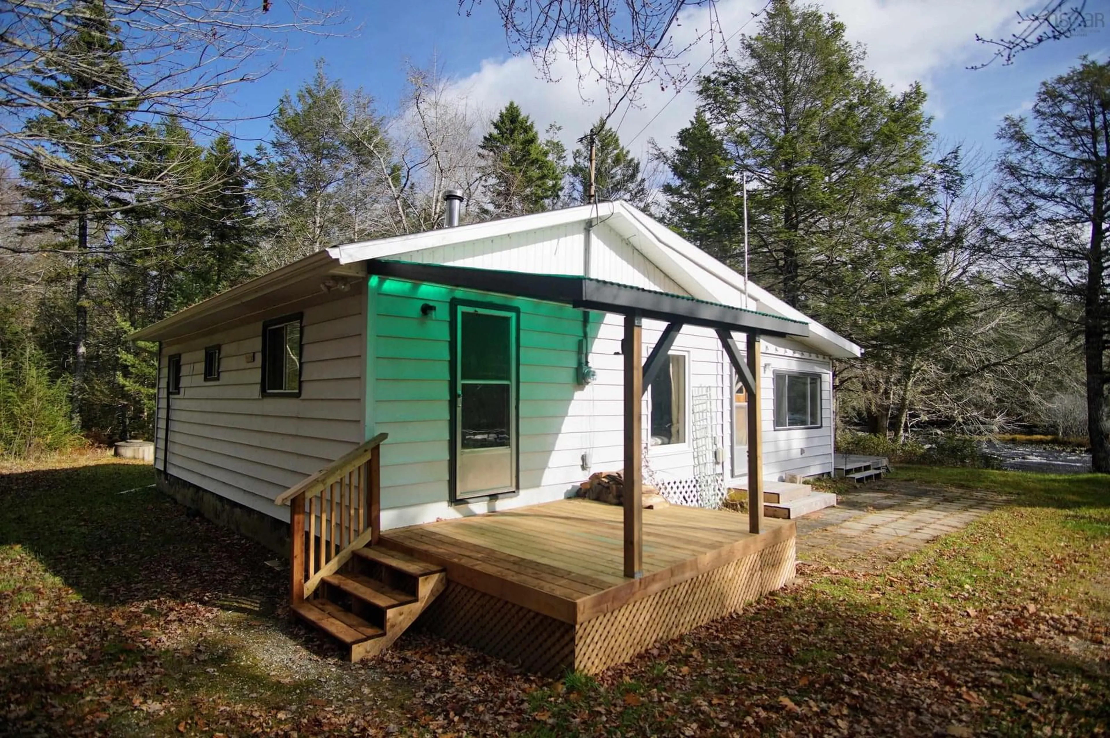 Home with vinyl exterior material for 56 Lonesome Hunters Inn Lane, Upper Ohio Nova Scotia B0T 1W0