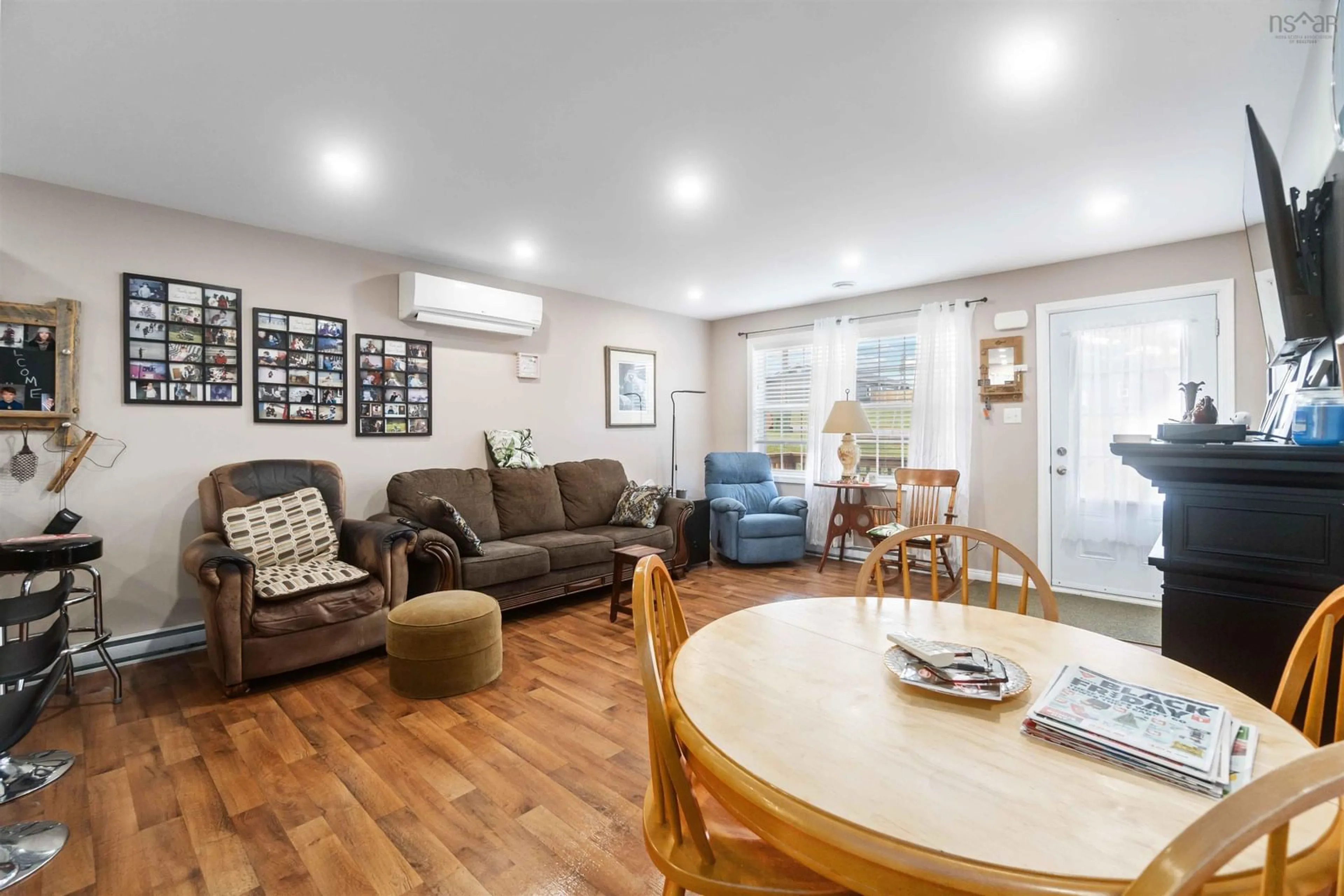 Living room, wood floors for 647/649 Truro Heights Rd, Truro Heights Nova Scotia B6L 1Y3