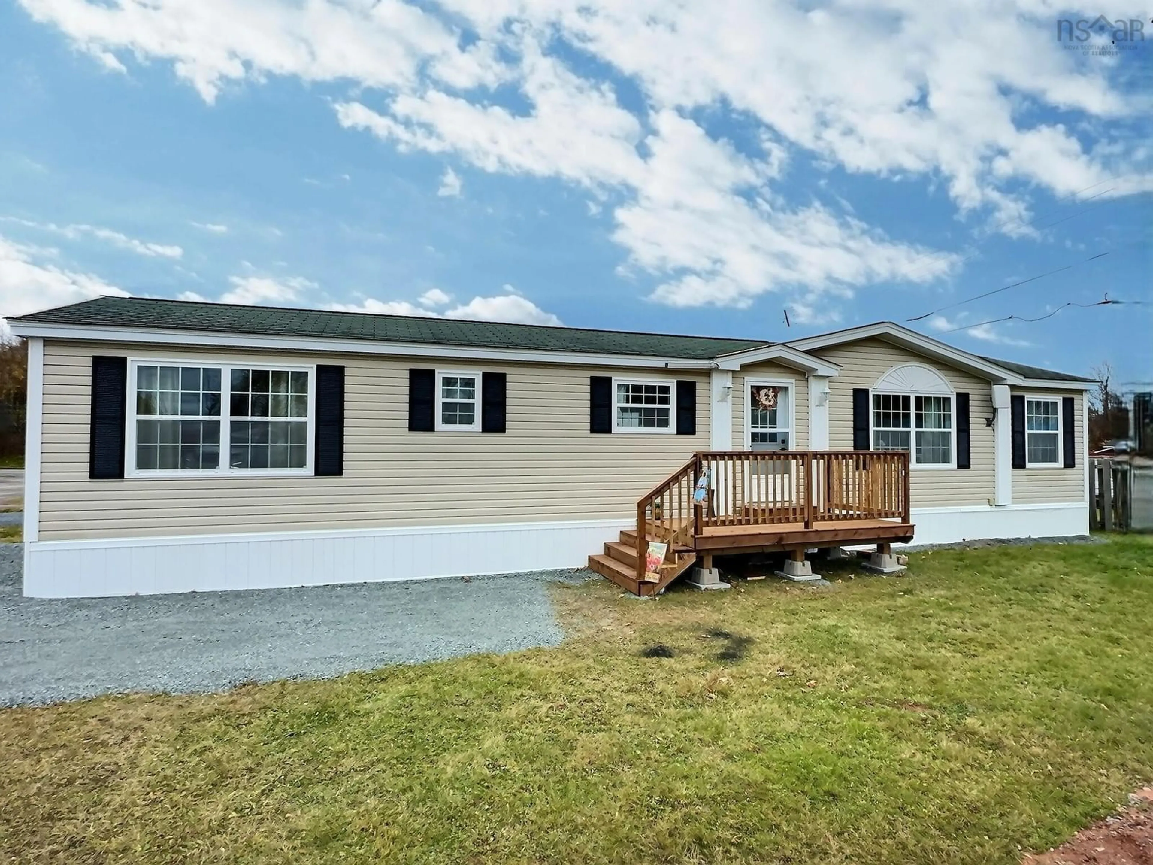 Home with vinyl exterior material for 7 Matheson Dr, Salmon River Nova Scotia B2N 7G3