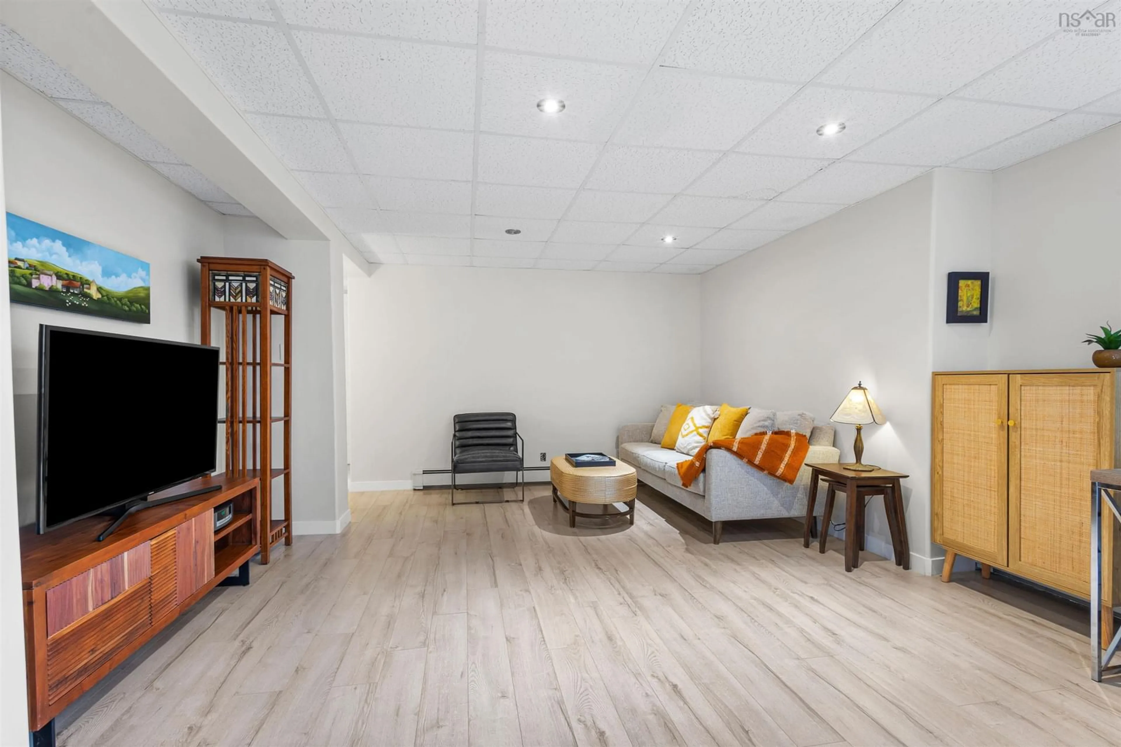 Living room, wood floors for 259 Masons Point Rd, Head Of St. Margarets Bay Nova Scotia B3Z 1Z1