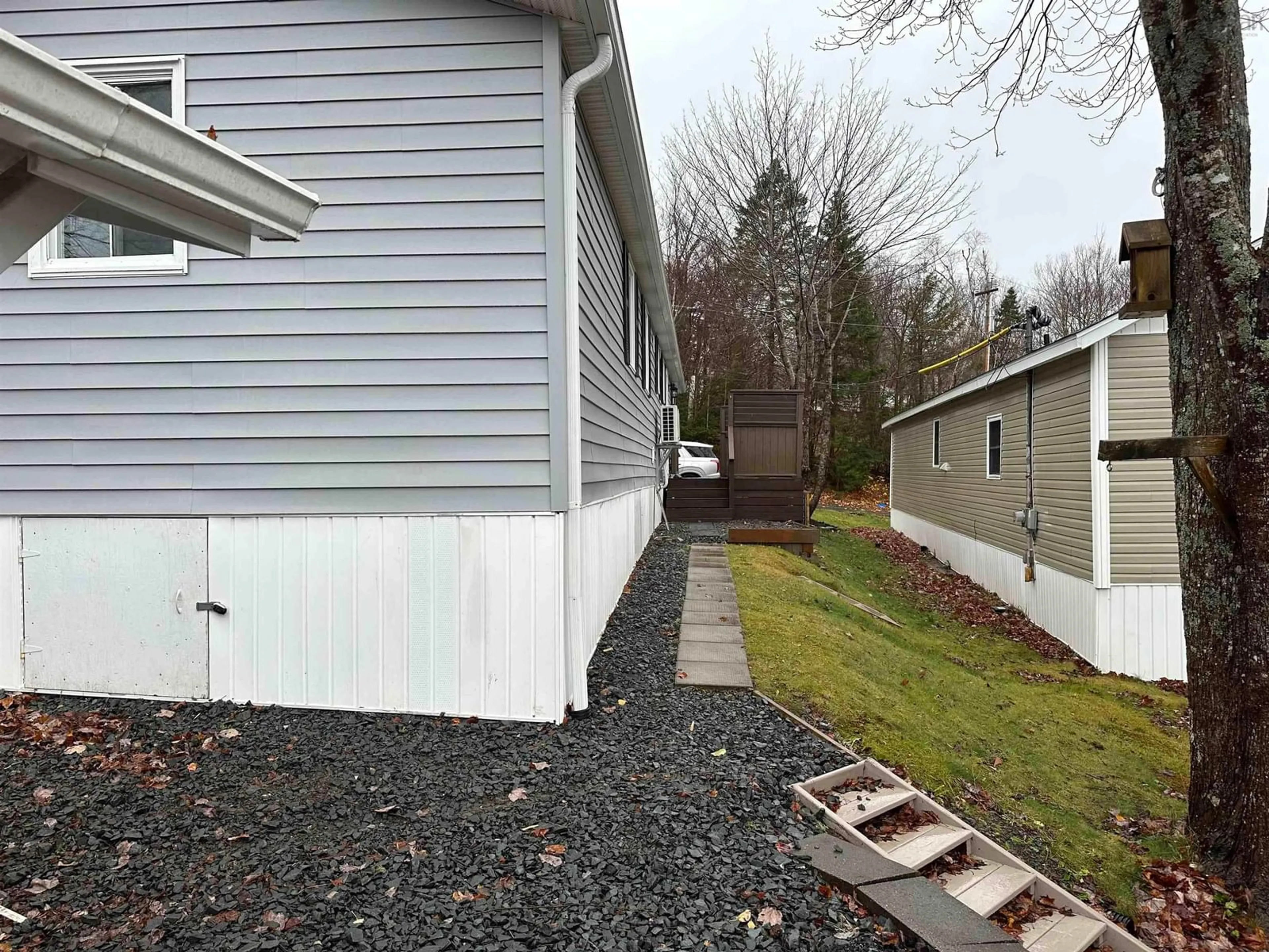 Frontside or backside of a home, the fenced backyard for 420 Glenrise Ave, Beaver Bank Nova Scotia B4E 1M3