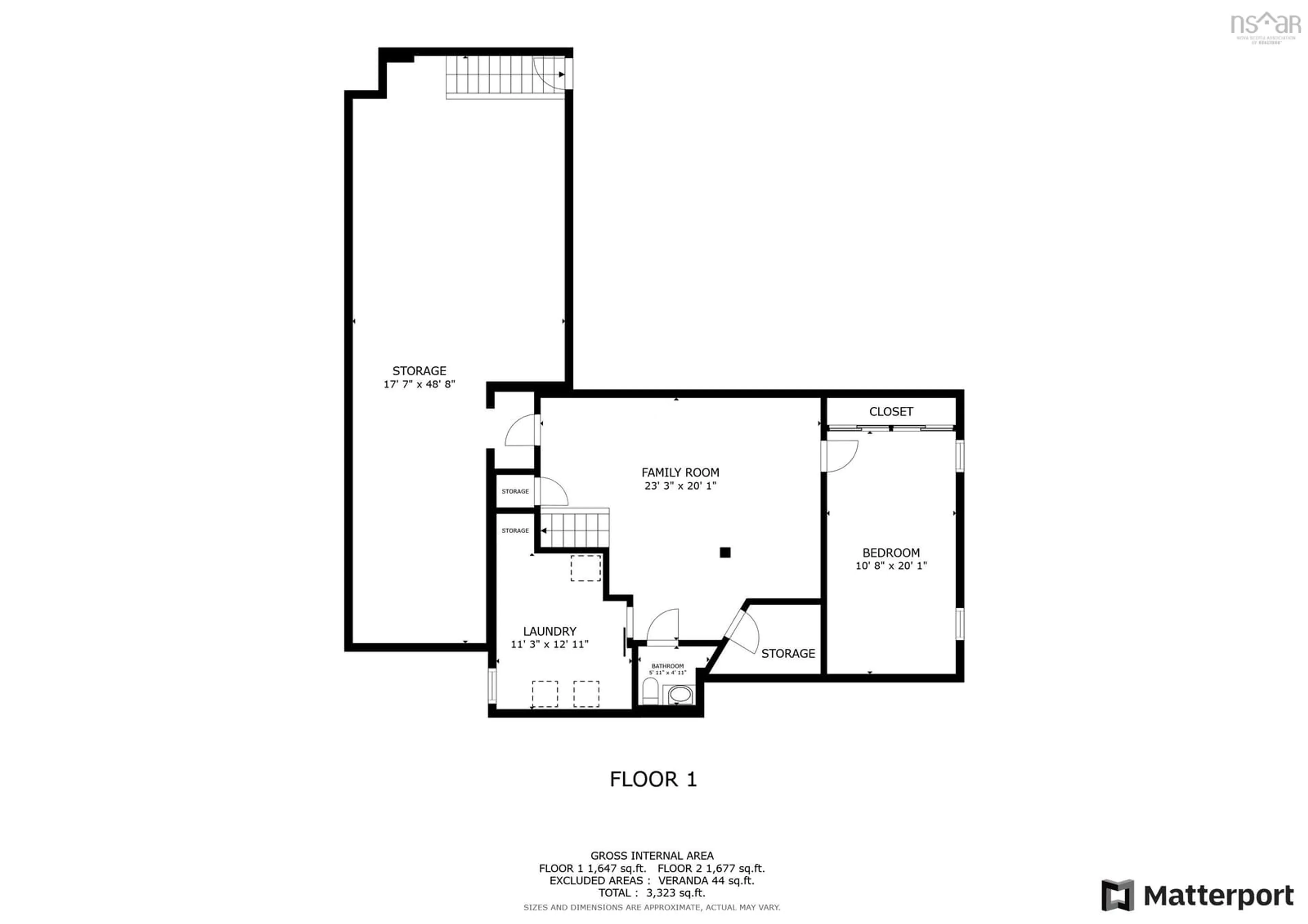 Floor plan for 152 Frederick Ave, Fairview Nova Scotia B3N 2L3