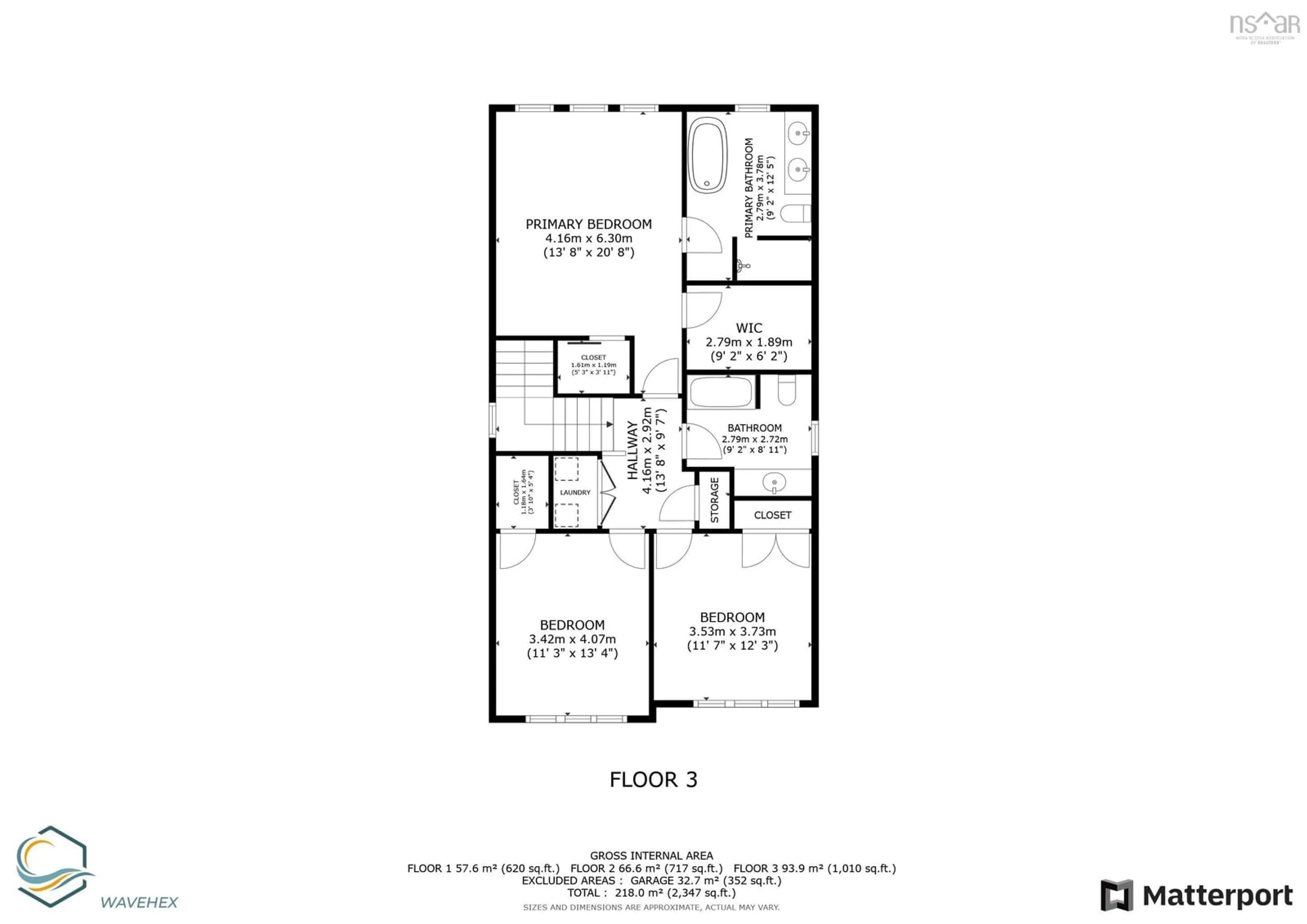 Floor plan for 59 Evandale Lane, Bedford Nova Scotia B4B 0T1