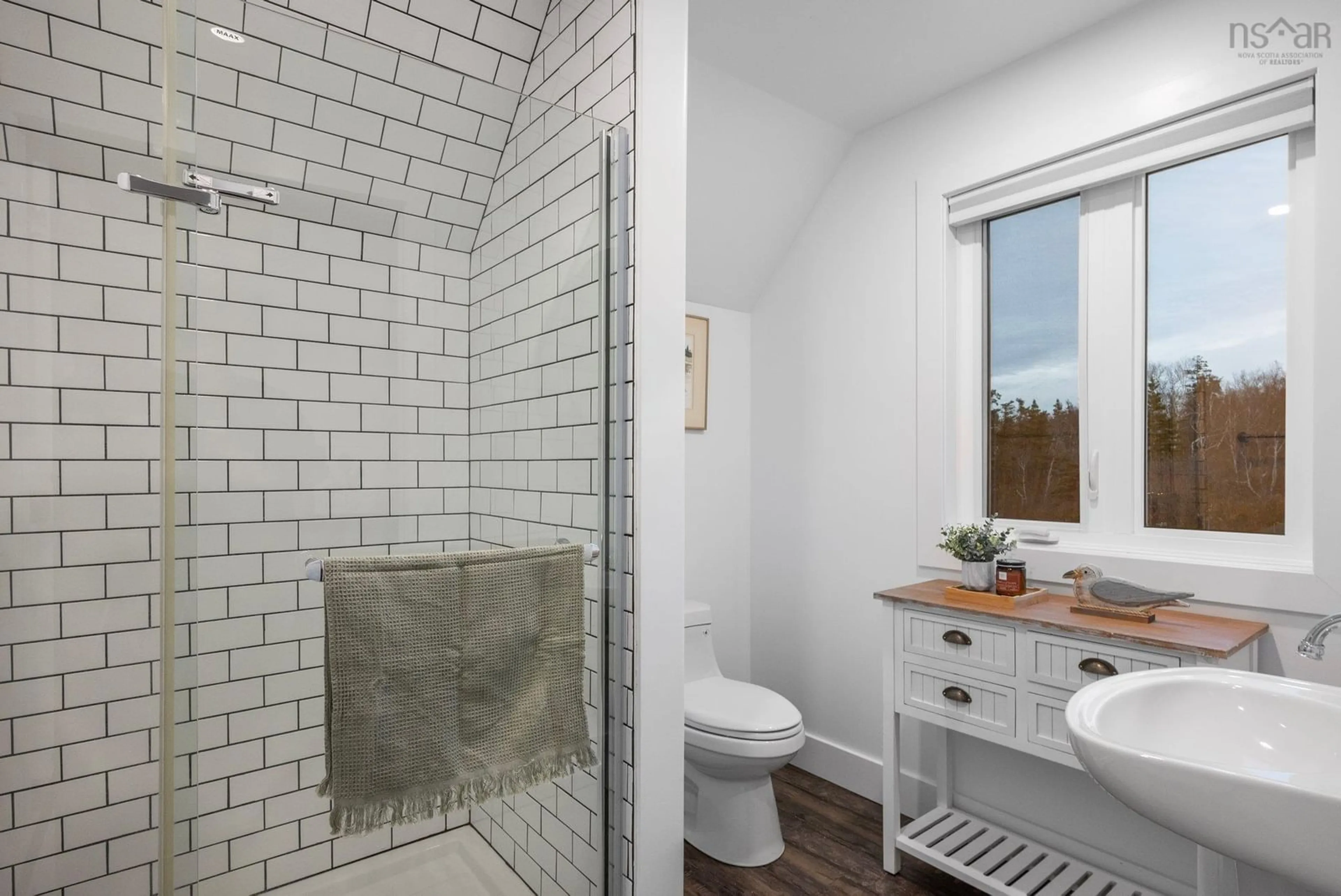 Bathroom, ceramic floors for 5199 Shore Rd, Parkers Cove Nova Scotia B0S 1L0