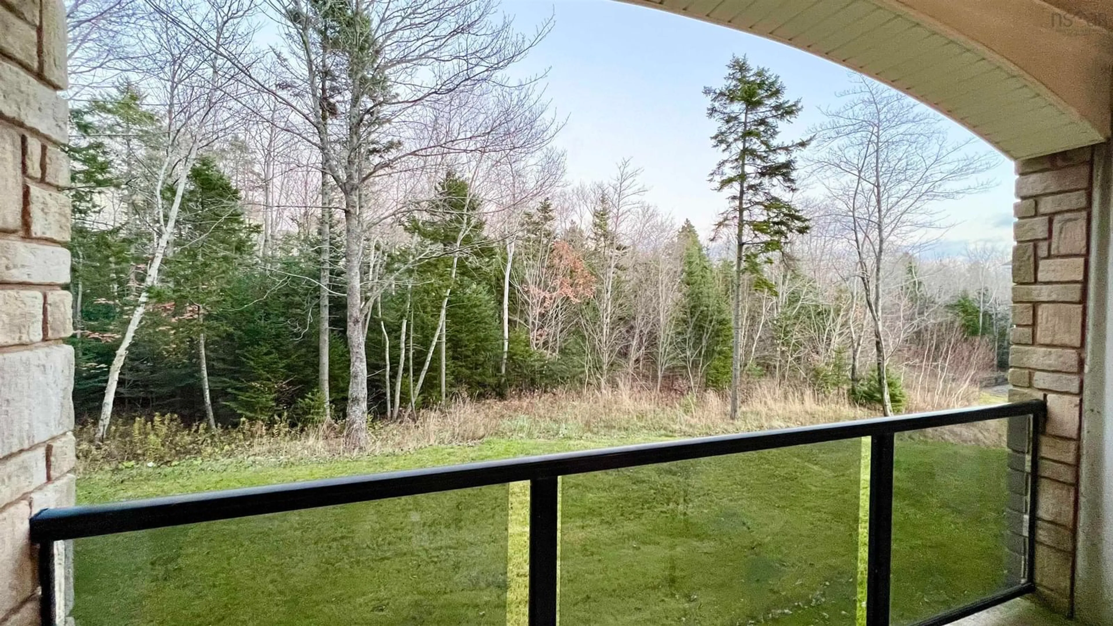 Patio, the fenced backyard for 347 Portland Hills Dr #107, Dartmouth Nova Scotia B2W 0A7