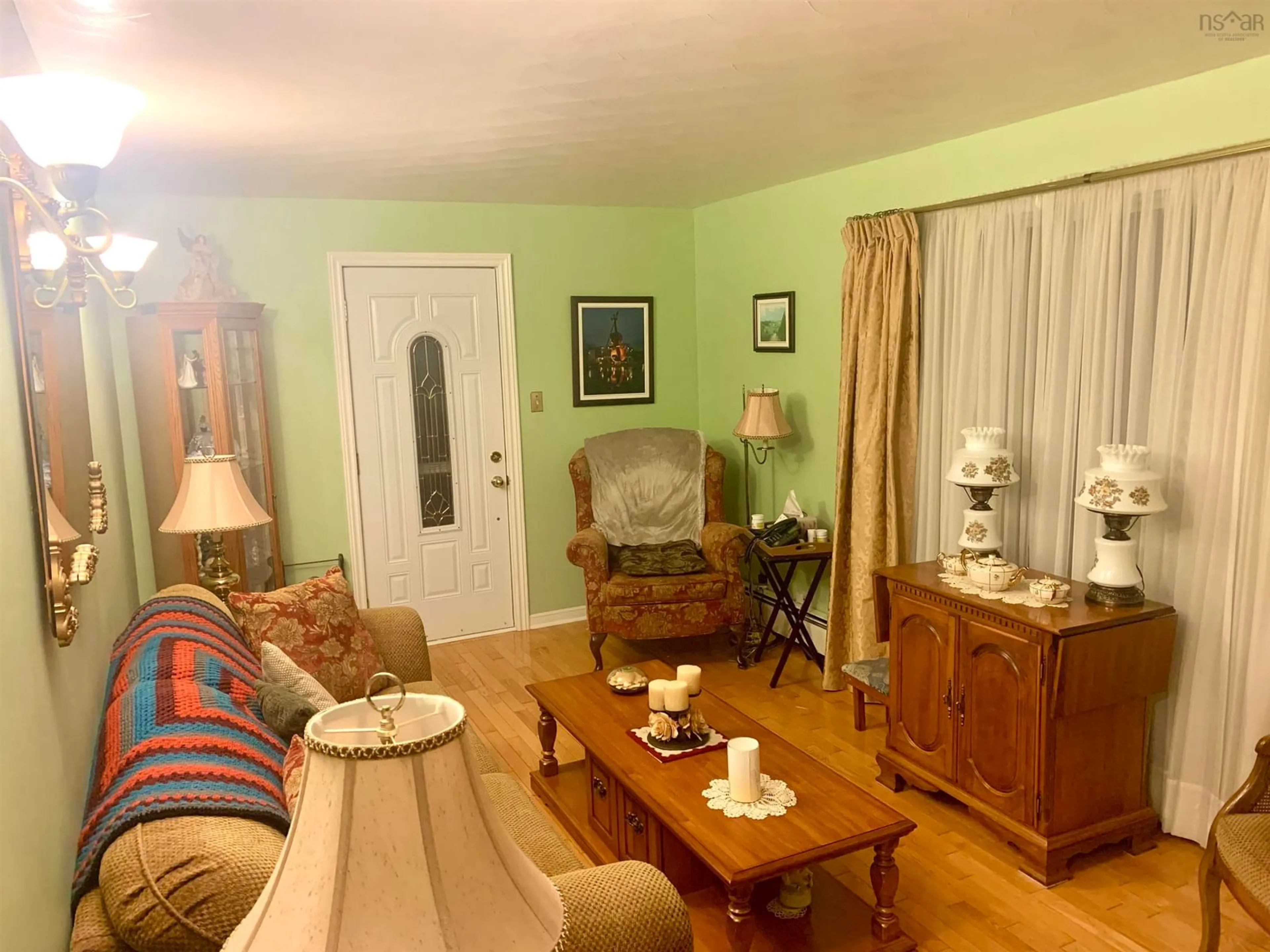 Living room, wood floors for 1012 May St, Scotchtown Nova Scotia B1H 1E4