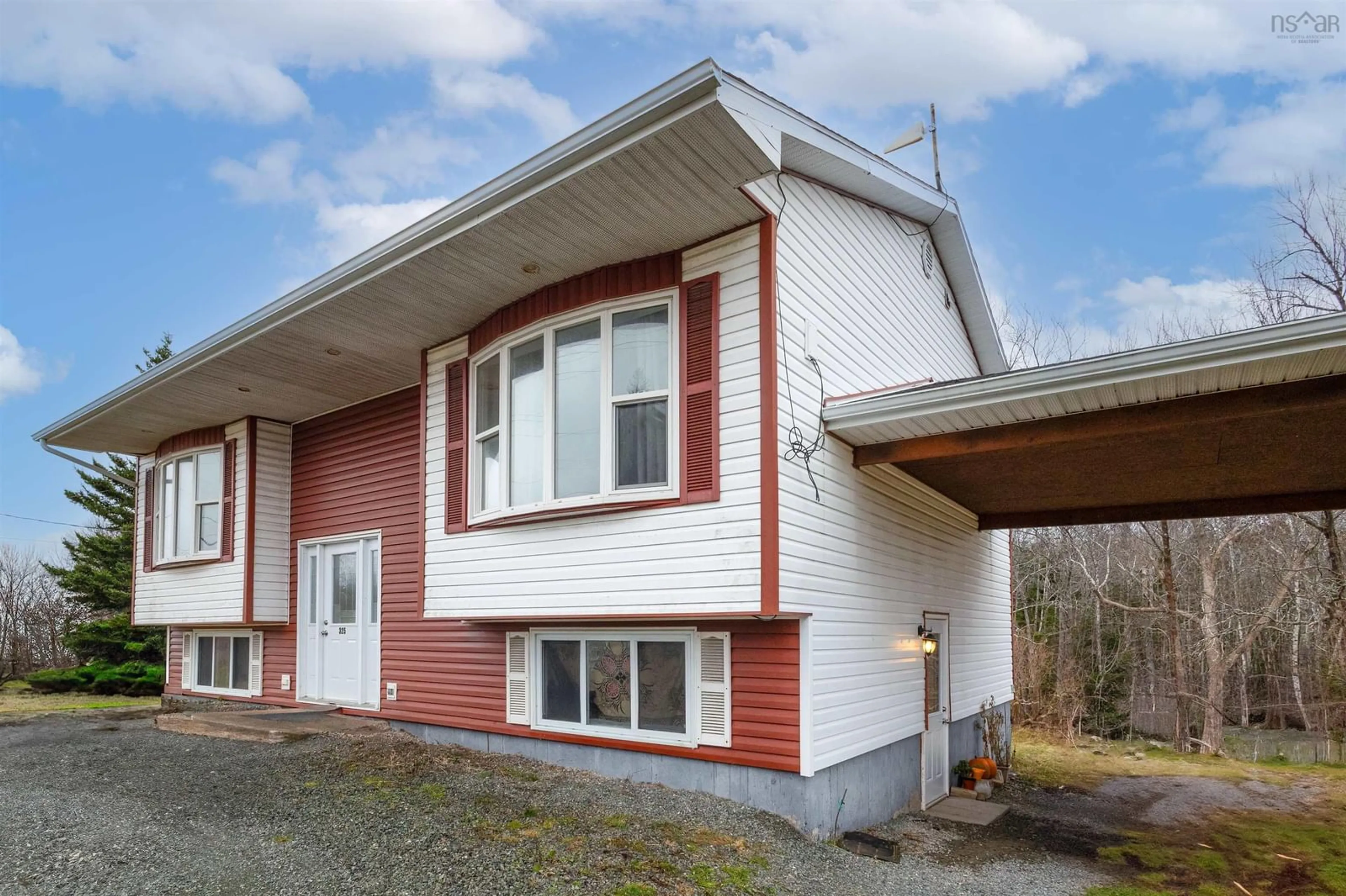 Frontside or backside of a home, the front or back of building for 325 Leitches Creek Rd, Leitches Creek Nova Scotia B2A 3Z4