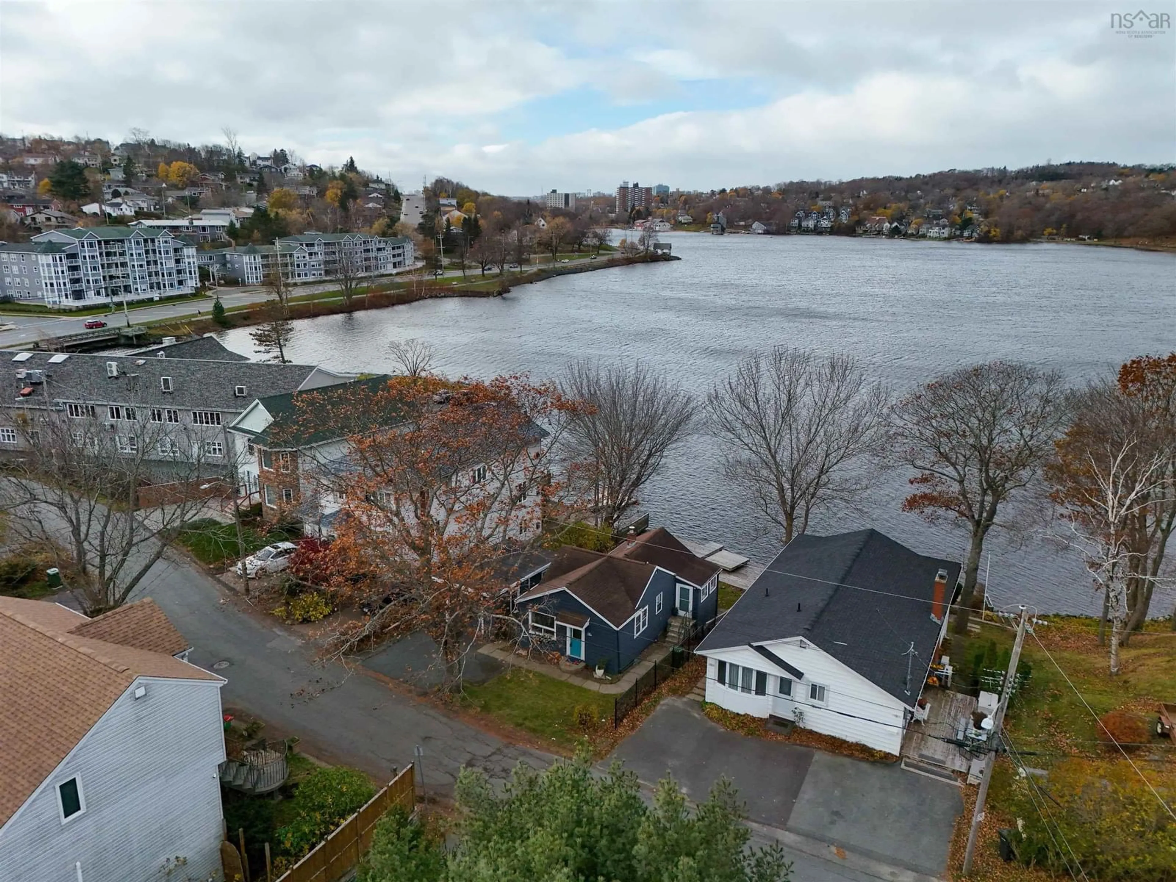 A pic from exterior of the house or condo, the view of lake or river for 10 Lakeview Point Rd, Dartmouth Nova Scotia B2Y 3H2