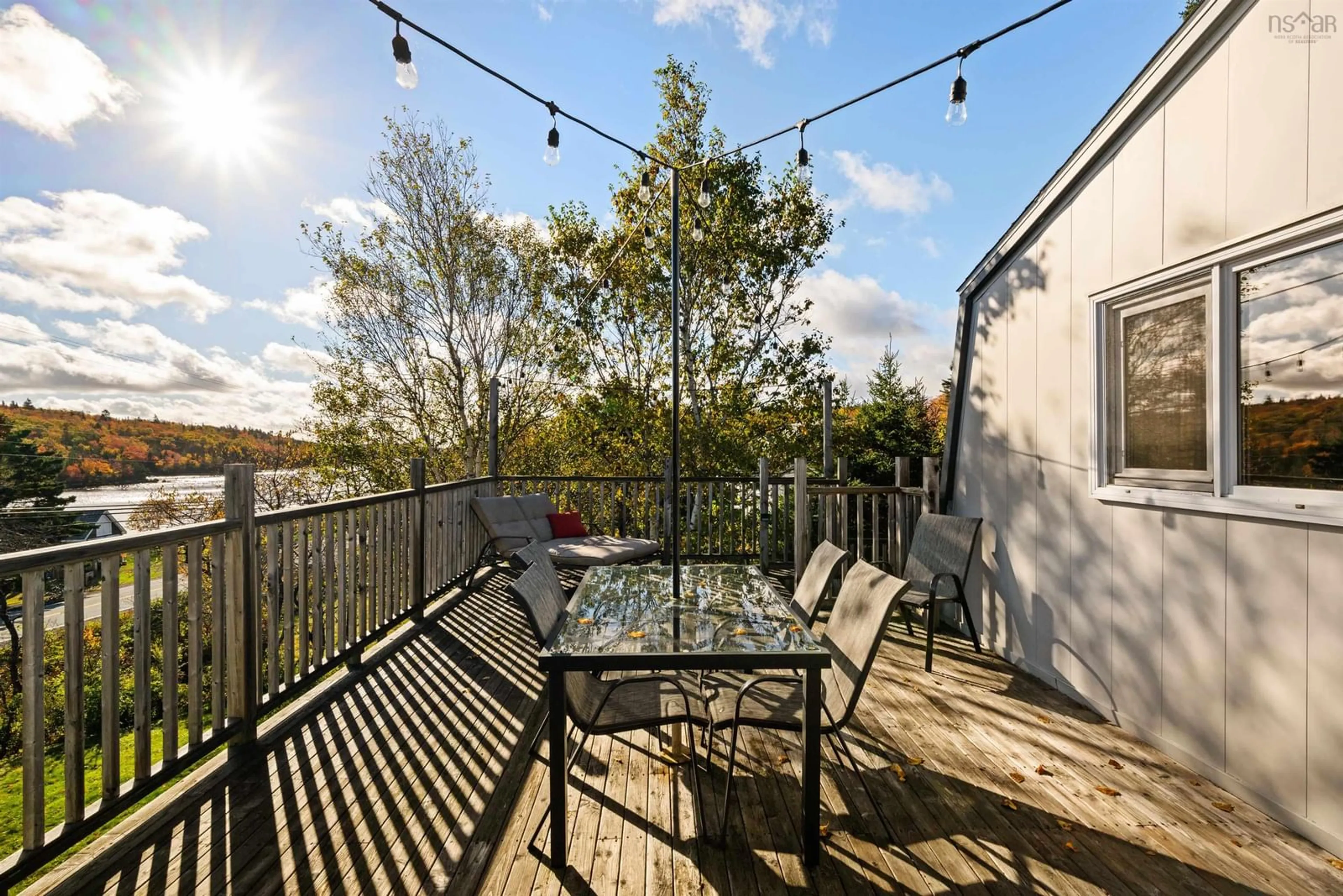 Patio, the fenced backyard for 735 Terence Bay Rd, Terence Bay Nova Scotia B3T 1X2