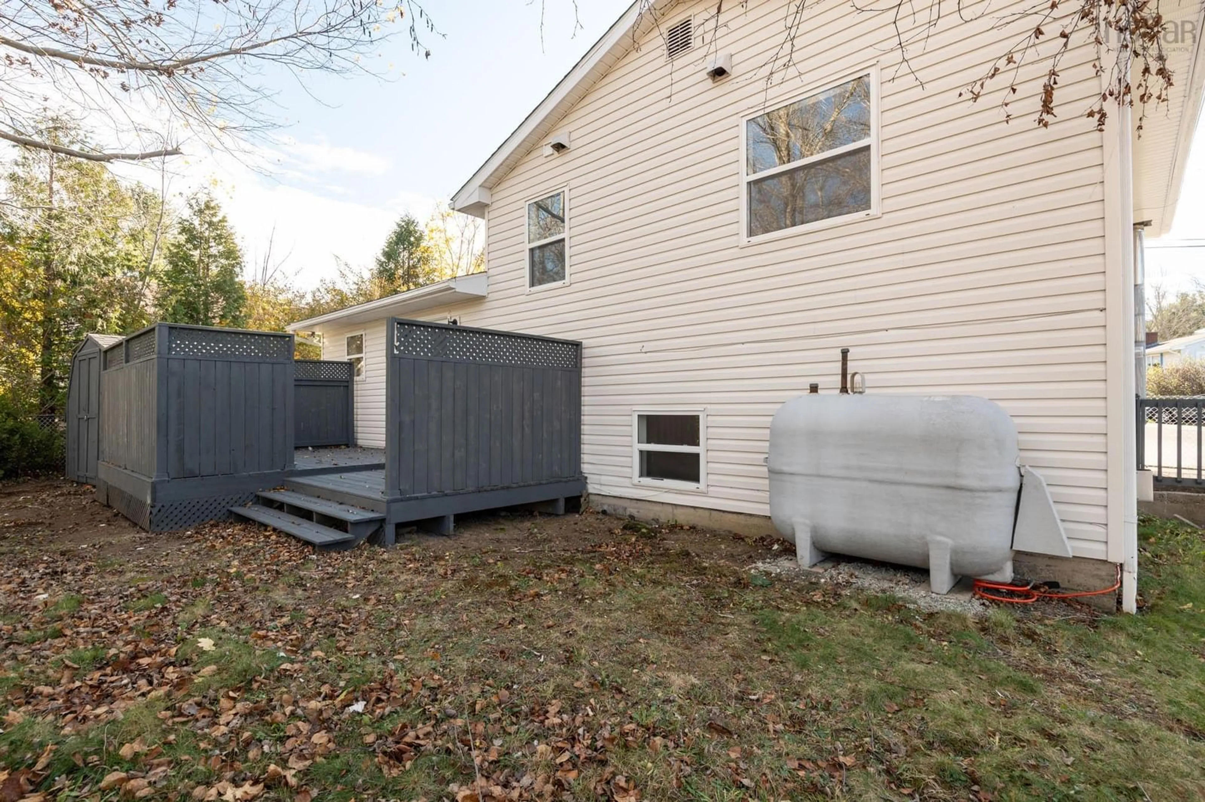 Patio, the fenced backyard for 7 Olive Ave, Bedford Nova Scotia B4B 1C7