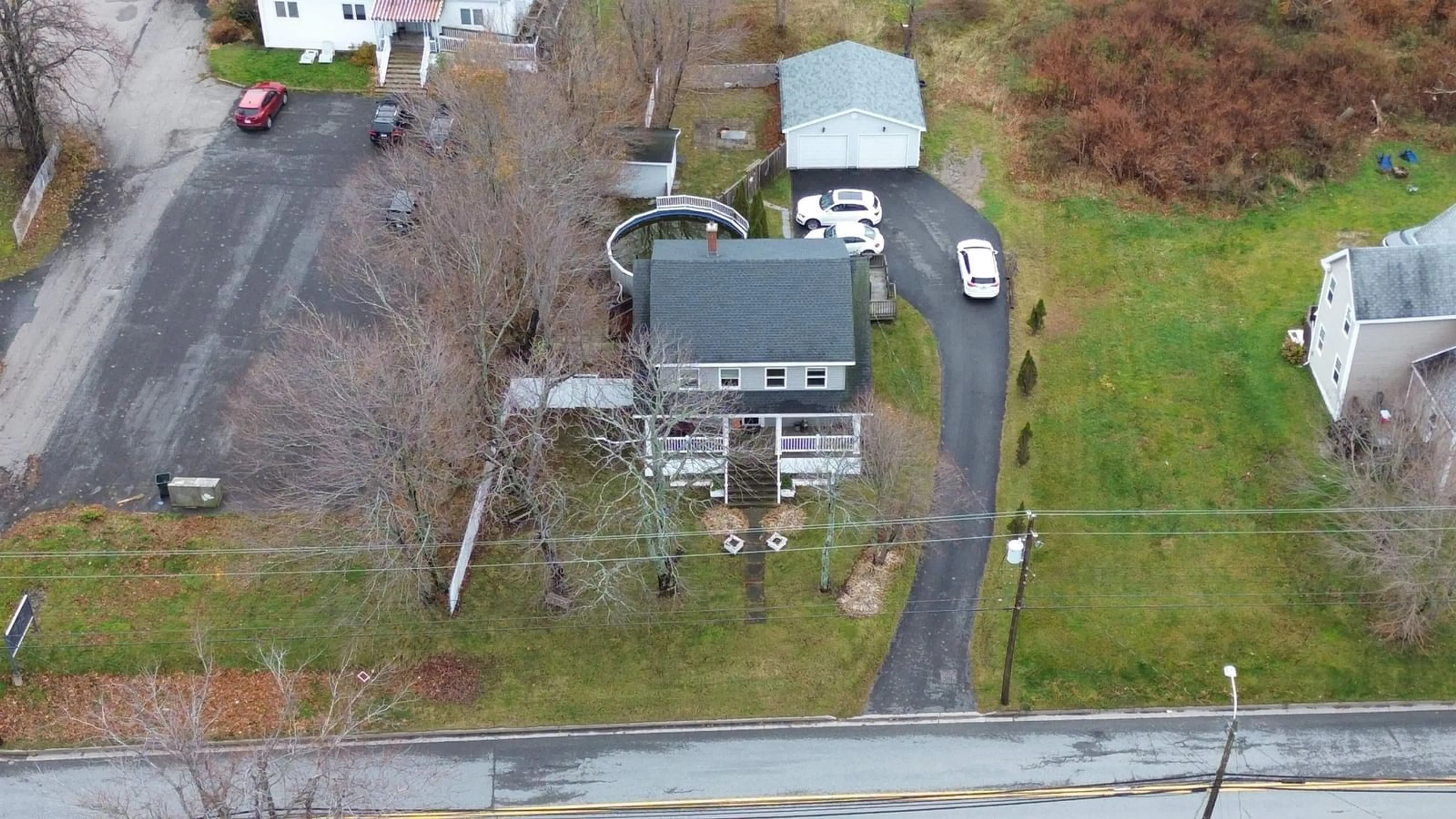 Frontside or backside of a home, the street view for 781 Main St, Glace Bay Nova Scotia B1A 4Y7