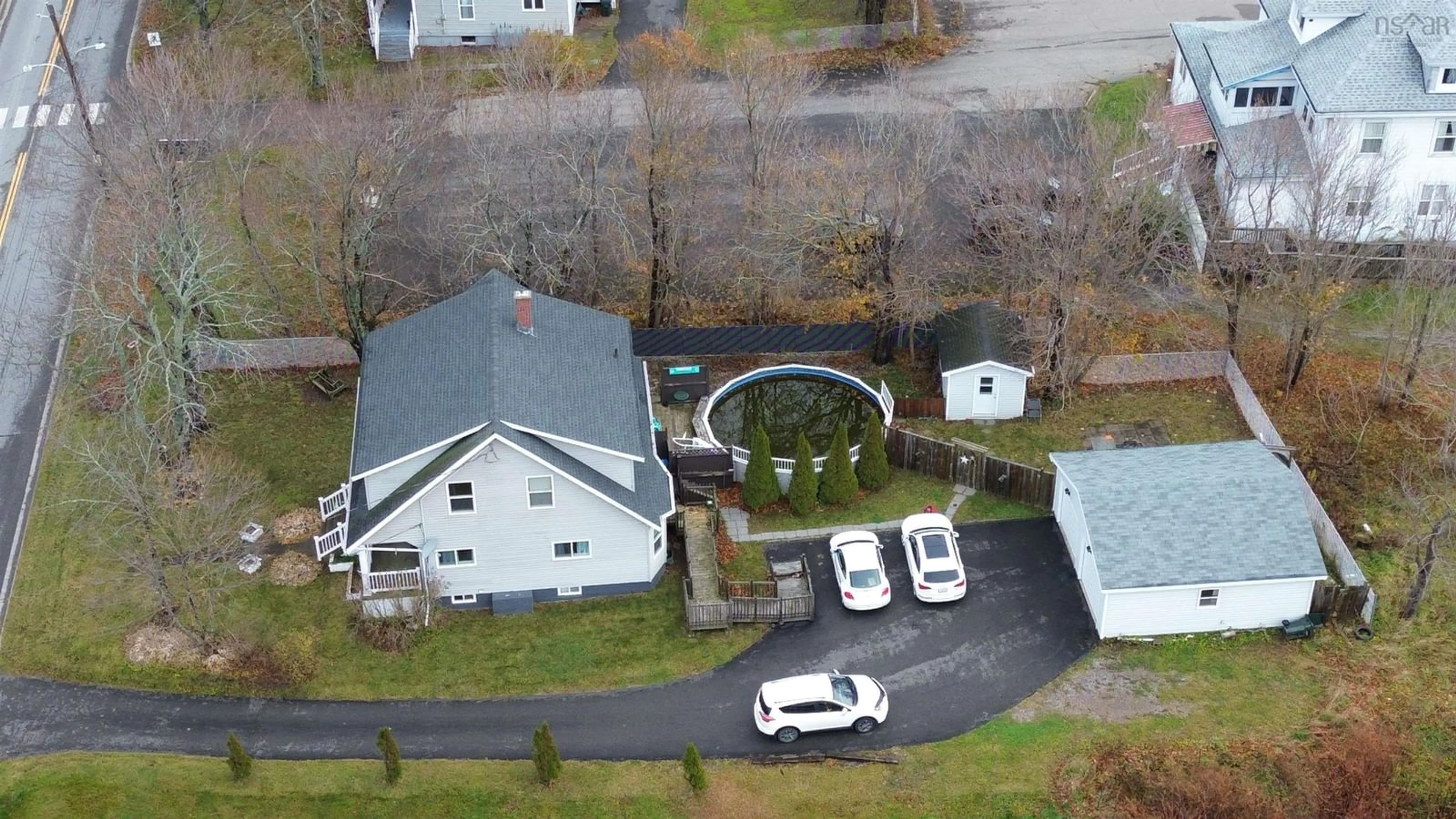 A pic from exterior of the house or condo, the street view for 781 Main St, Glace Bay Nova Scotia B1A 4Y7