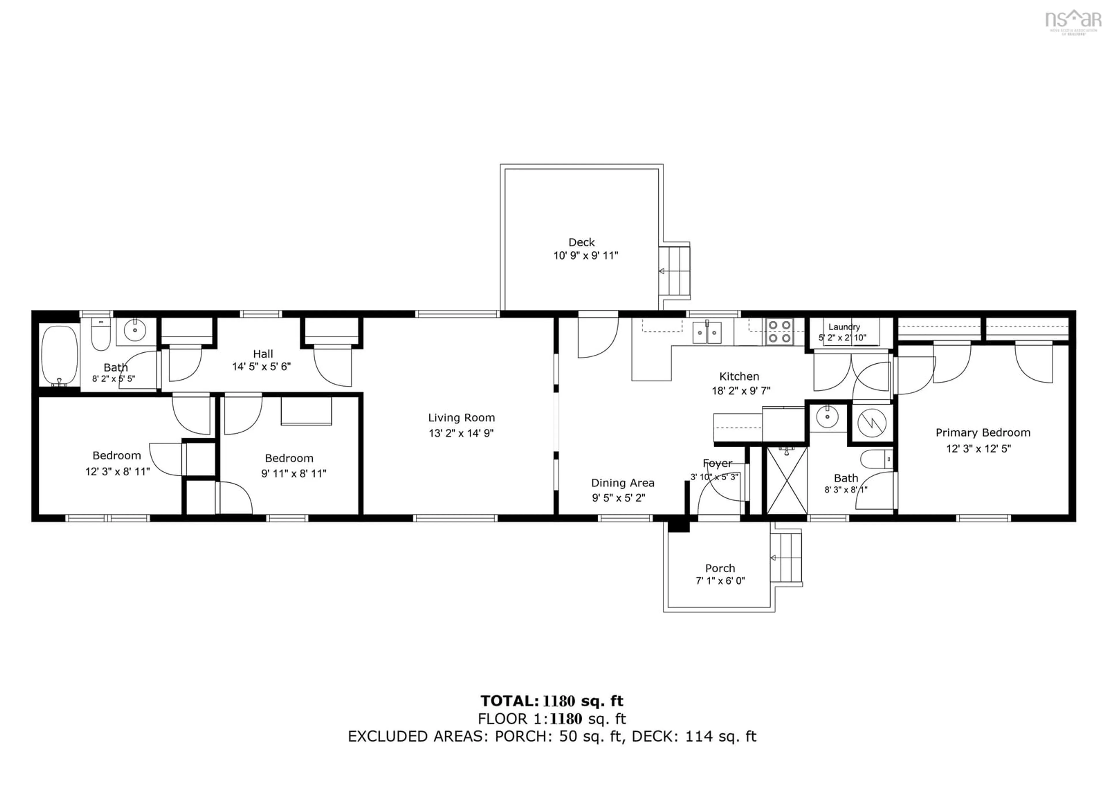 Floor plan for 44 Sawmill Court, Onslow Mountain Nova Scotia B0M 1G0