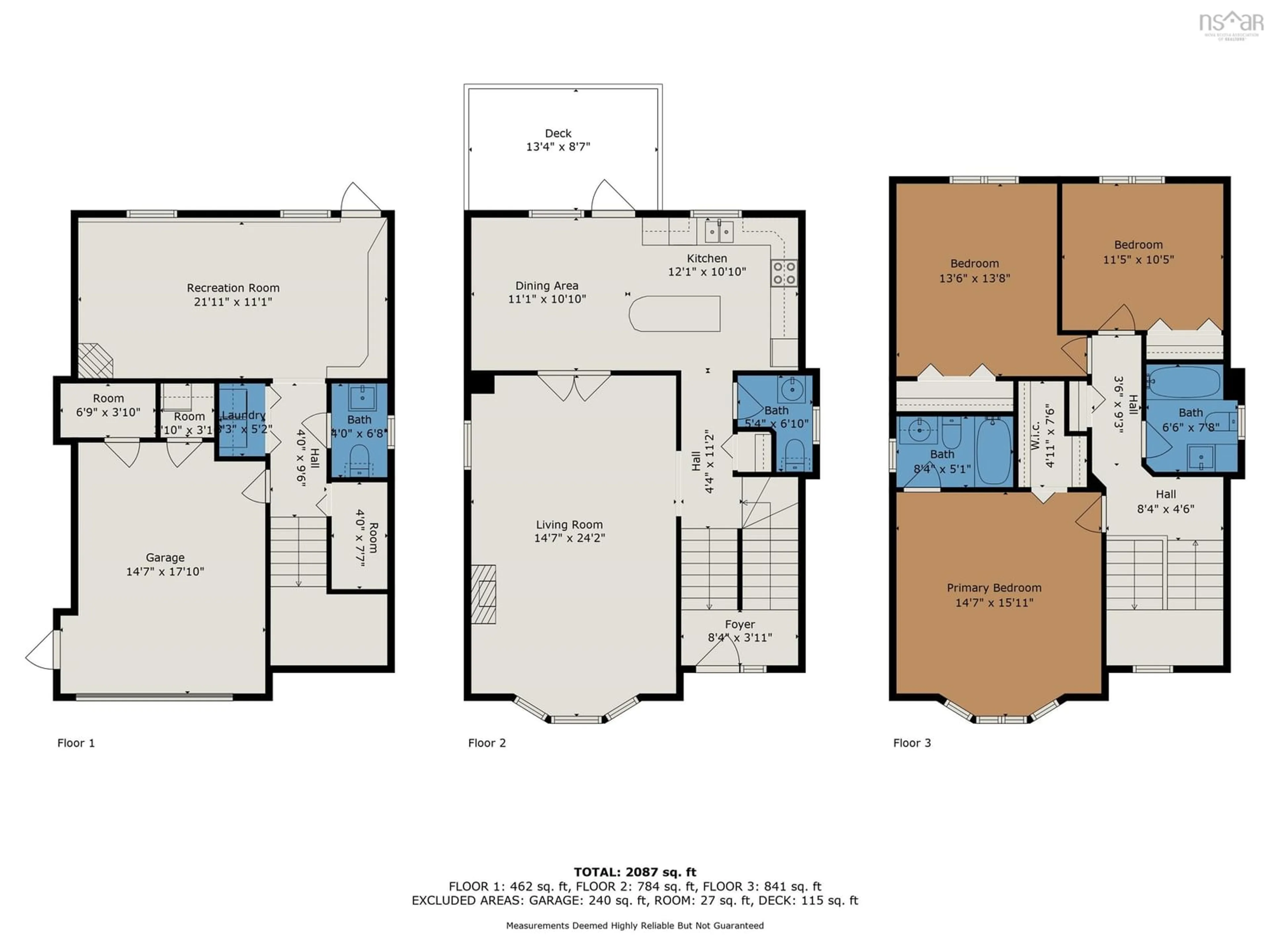 Floor plan for 160 Nottingham St, Bedford Nova Scotia B4A 4G6