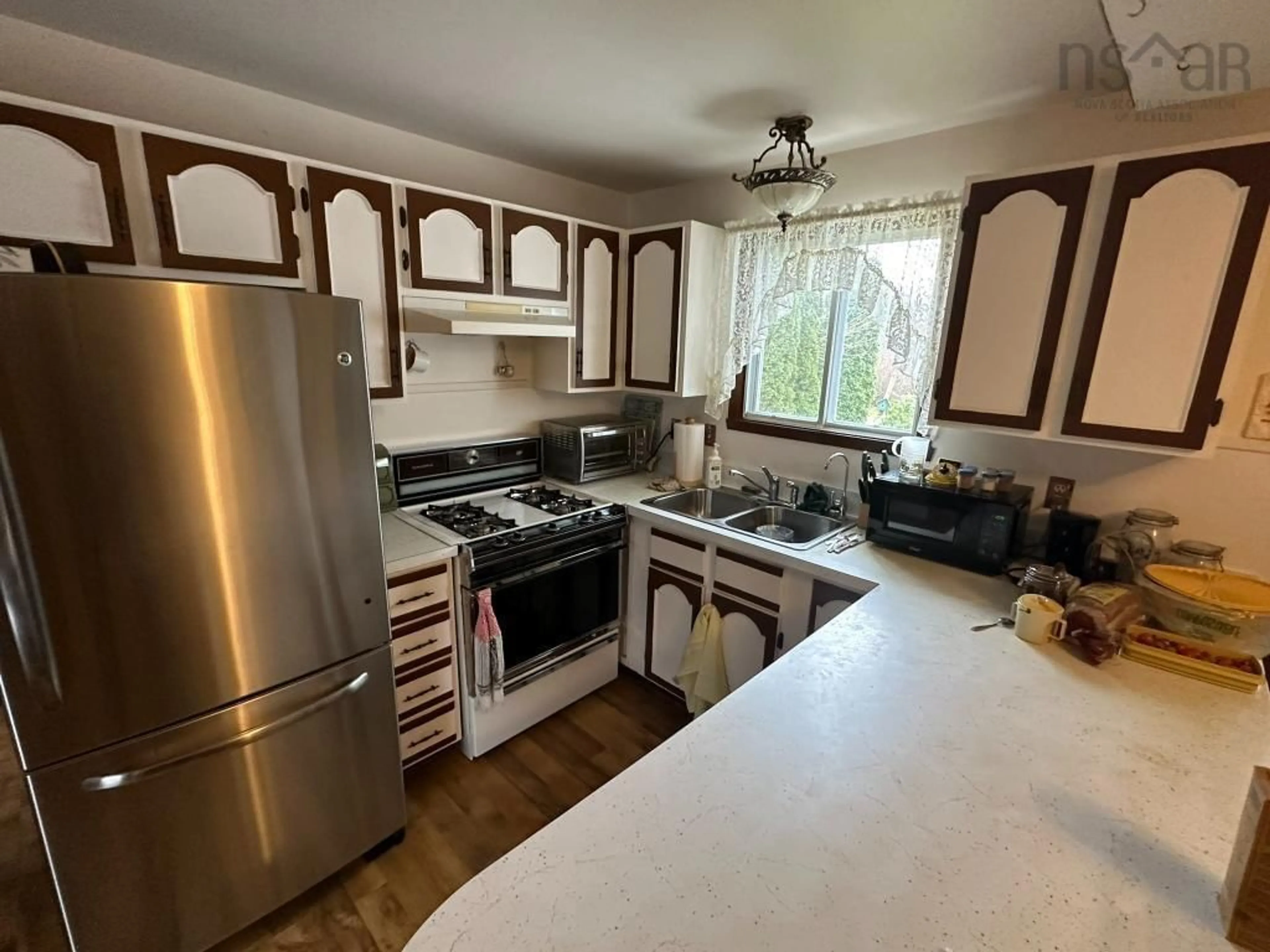 Kitchen, wood floors, cottage for 309 Main St, Berwick Nova Scotia B0P 1E0