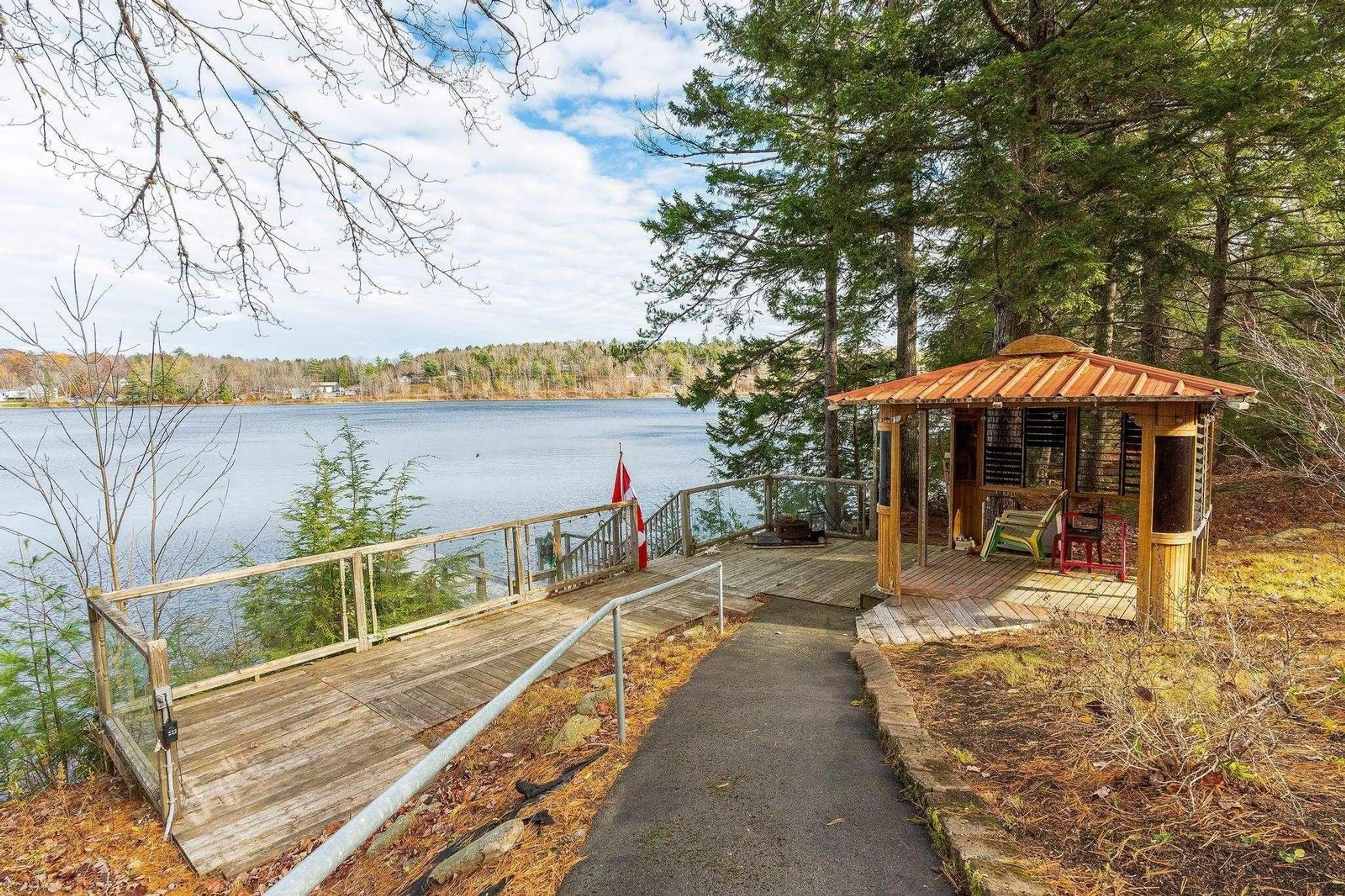 Patio, cottage for 112 Tucker Lake Rd, Beaver Bank Nova Scotia B4G 1C3