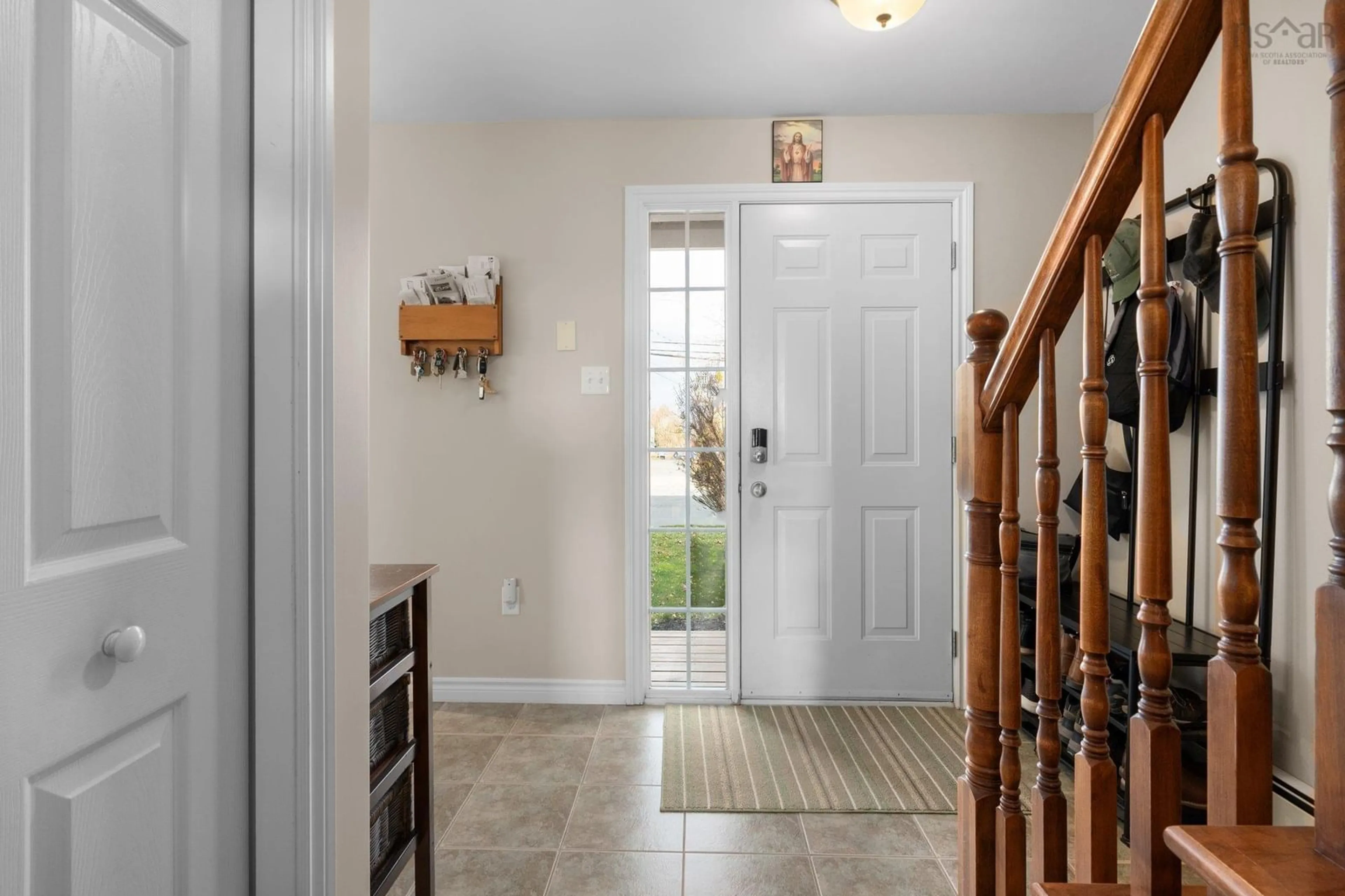 Indoor entryway, wood floors for 61 Joffre St, Dartmouth Nova Scotia B2Y 3C7