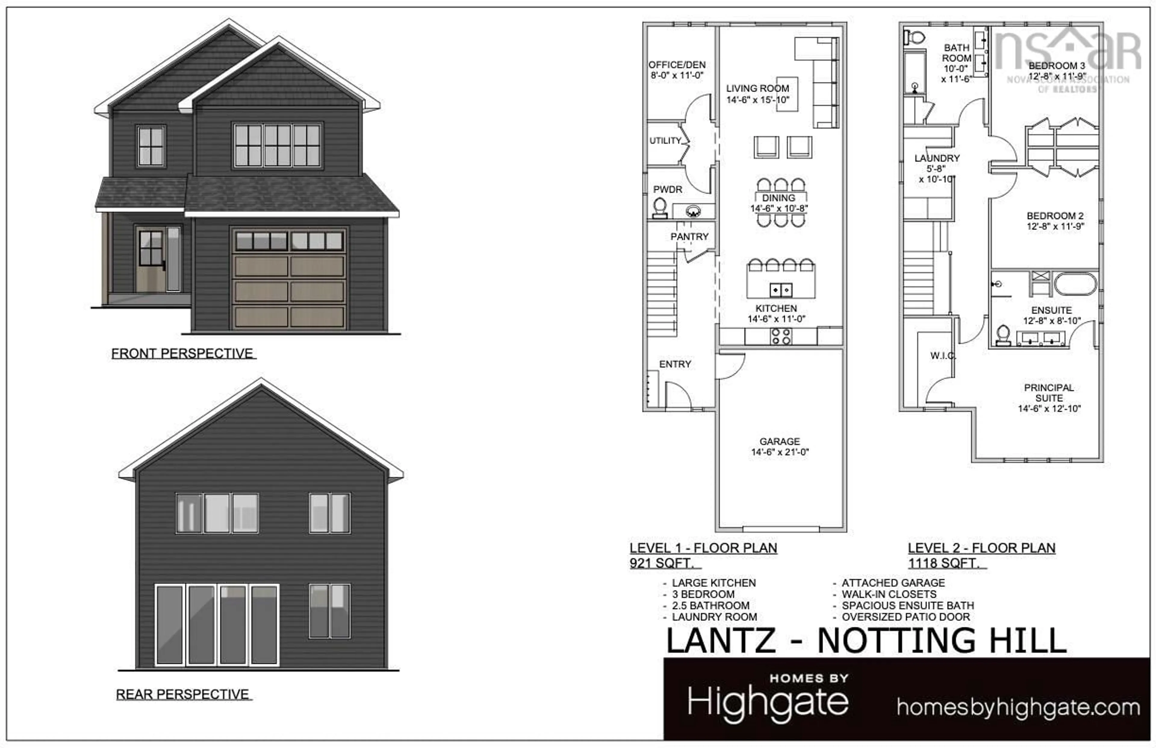 Floor plan for 21 Brianna Dr #LOT 158-B, Lantz Nova Scotia B2S 0K3