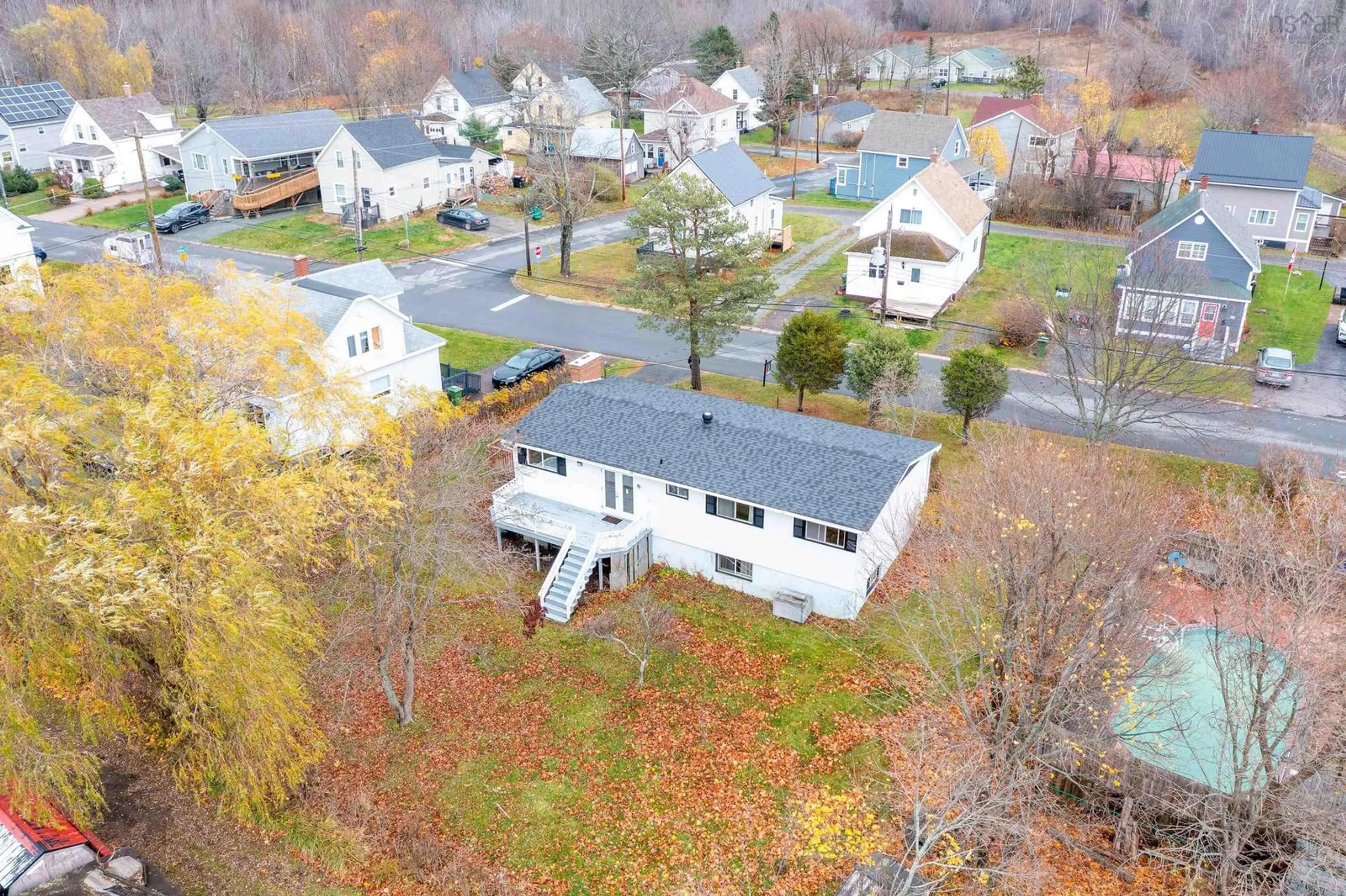 Frontside or backside of a home, the fenced backyard for 646 Helene St, New Glasgow Nova Scotia B2H 2Y1