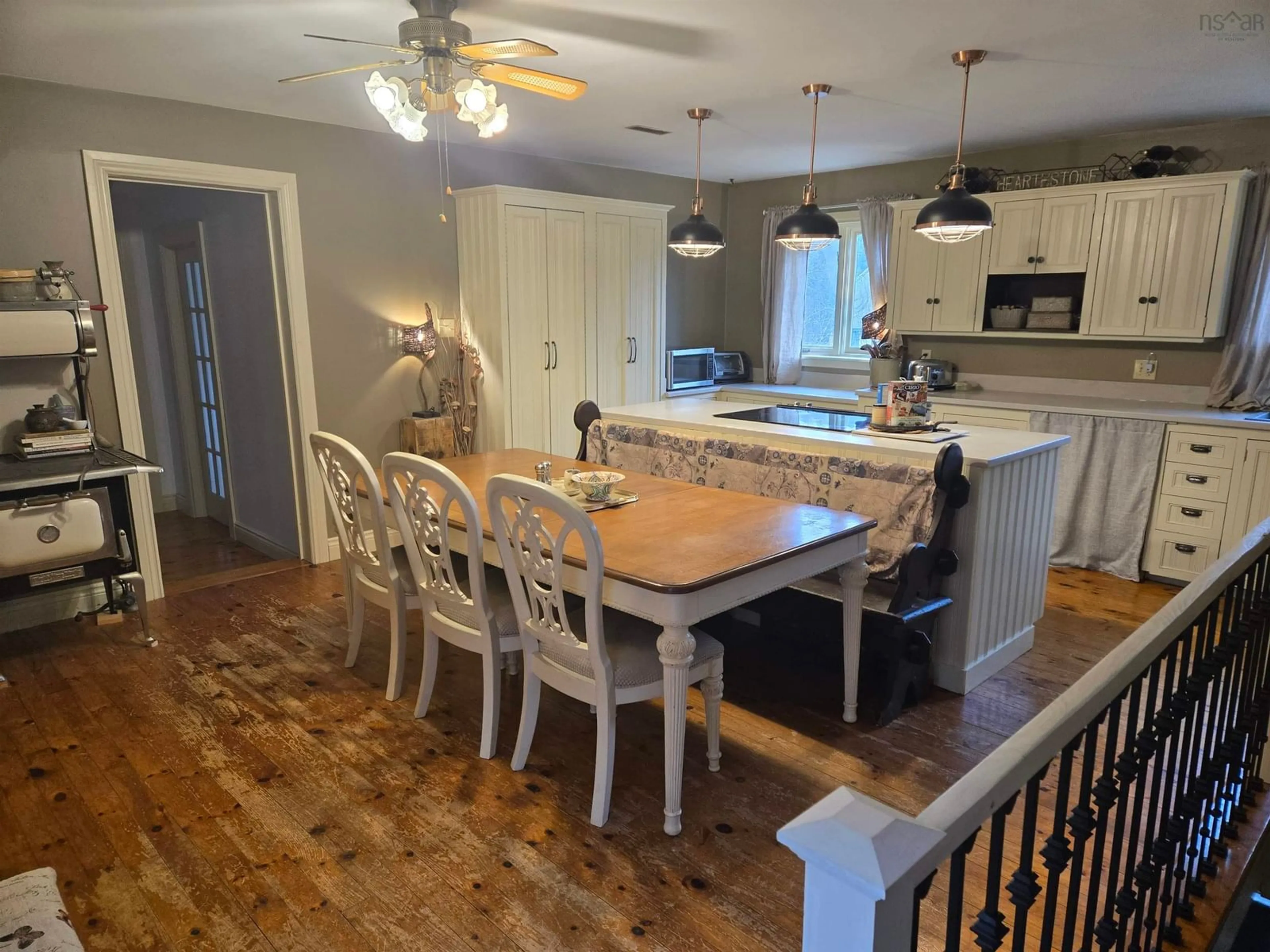 Open concept kitchen for 71 Tannery Rd, Petite Rivière Nova Scotia B4V 5X3