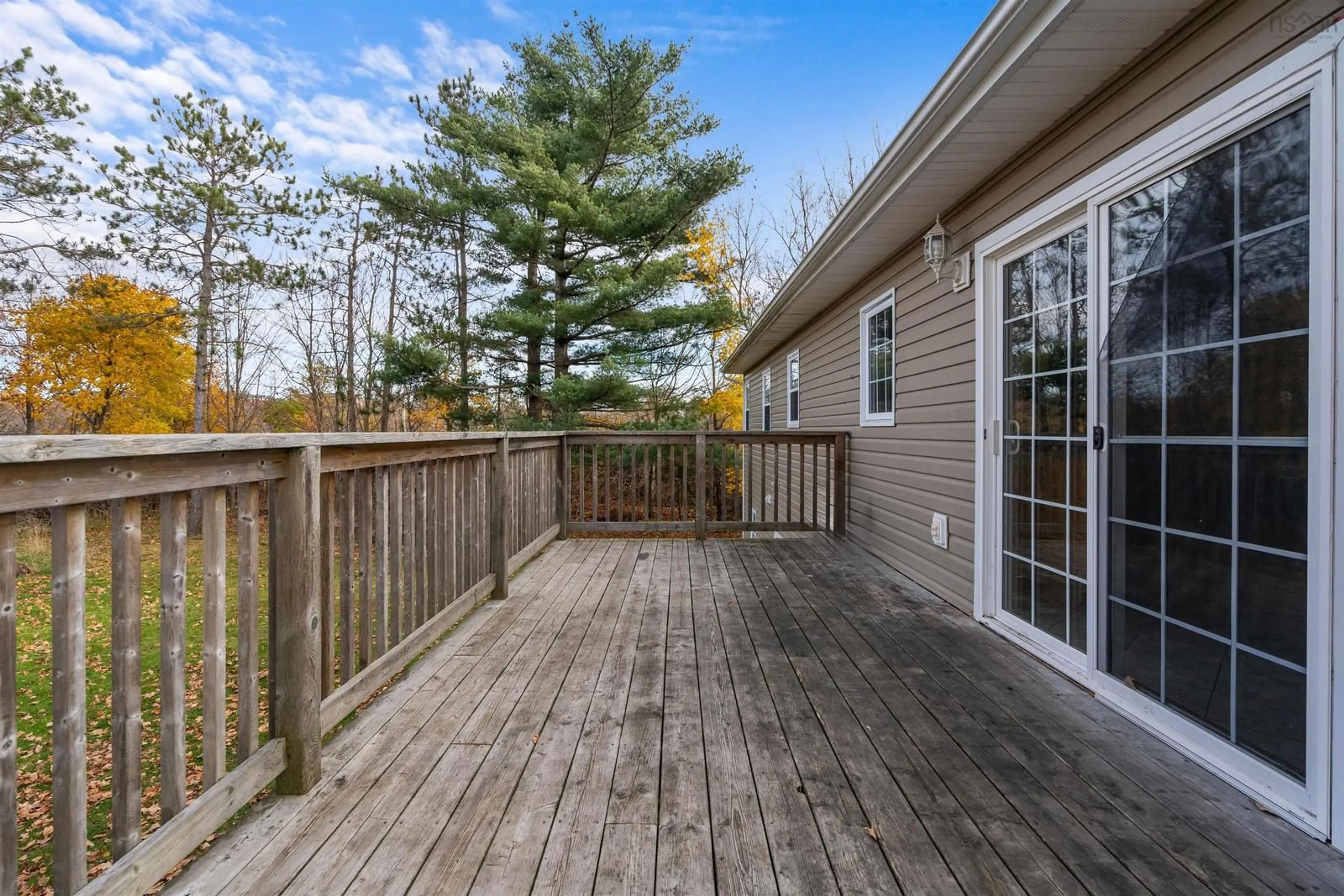 Patio, the fenced backyard for 295 Queen St, Truro Nova Scotia B2N 2C2