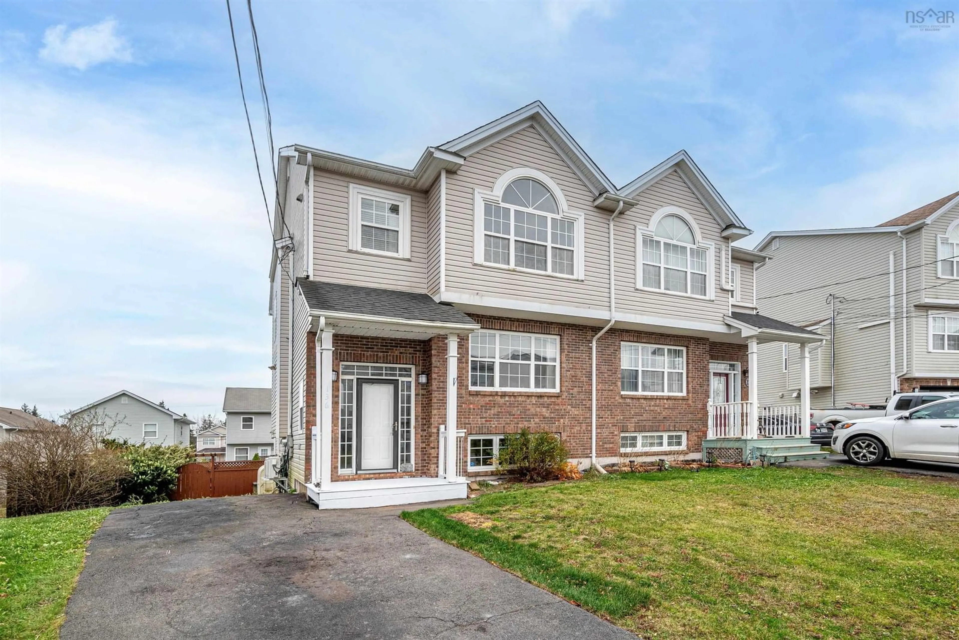 A pic from exterior of the house or condo, the street view for 136 Sheppards Run, Beechville Nova Scotia B3T 2E8