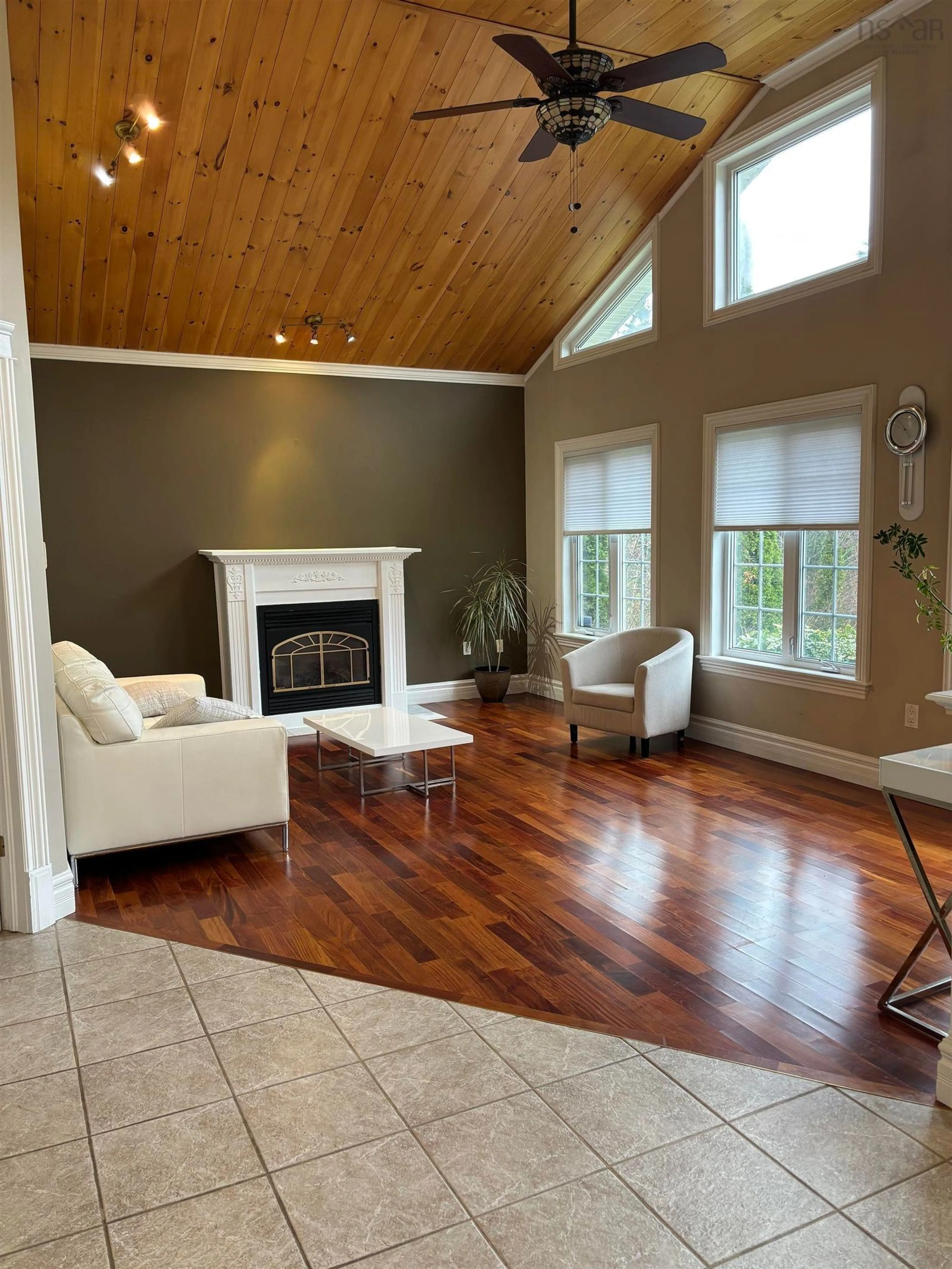 Living room, wood floors for 214 Lochmoor Lane, Forest Hills Nova Scotia B2W 6C8