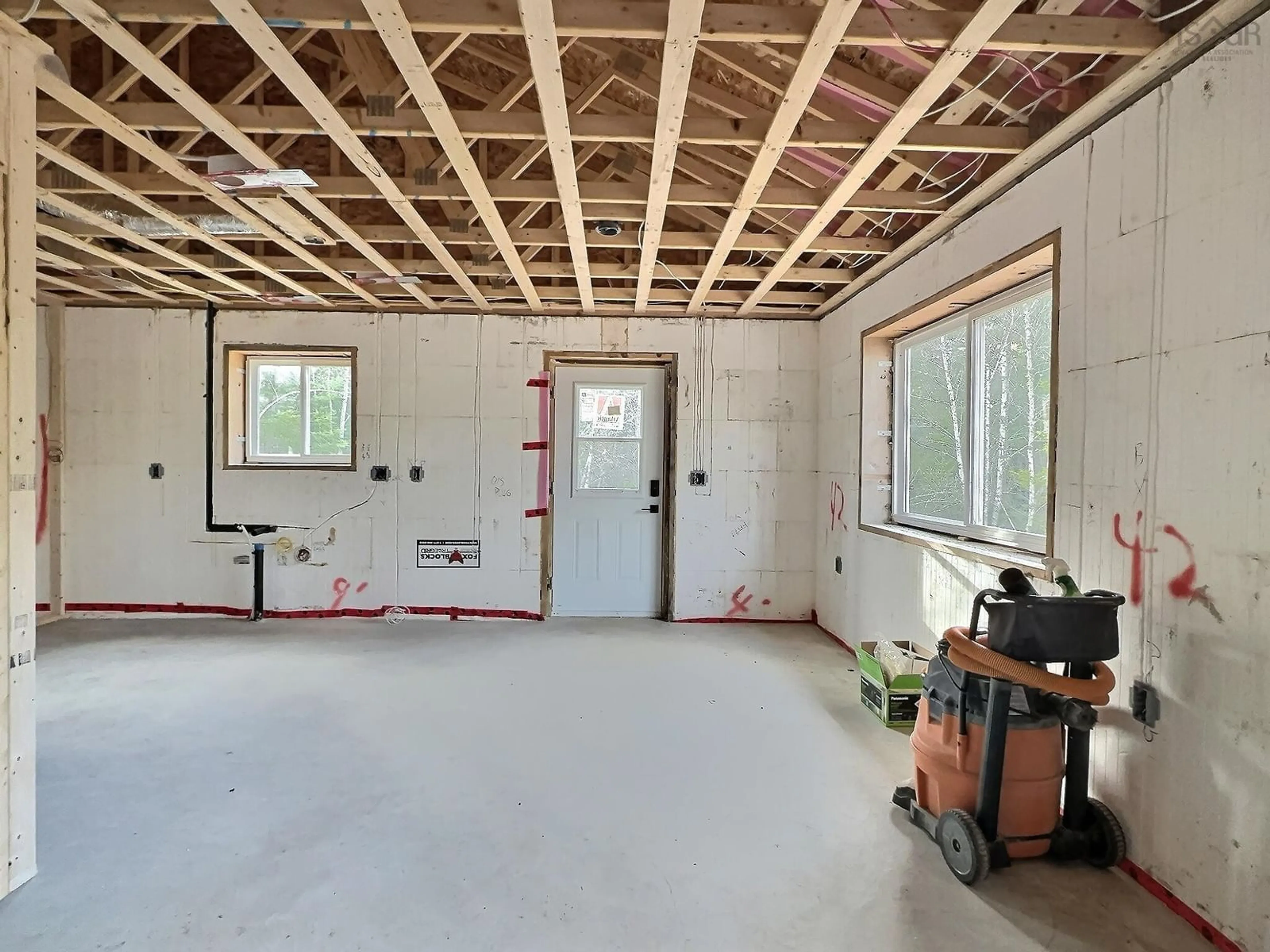 A pic of a room, cement floor for 1385 Willow Church Rd, Balfron Nova Scotia B0K 1V0