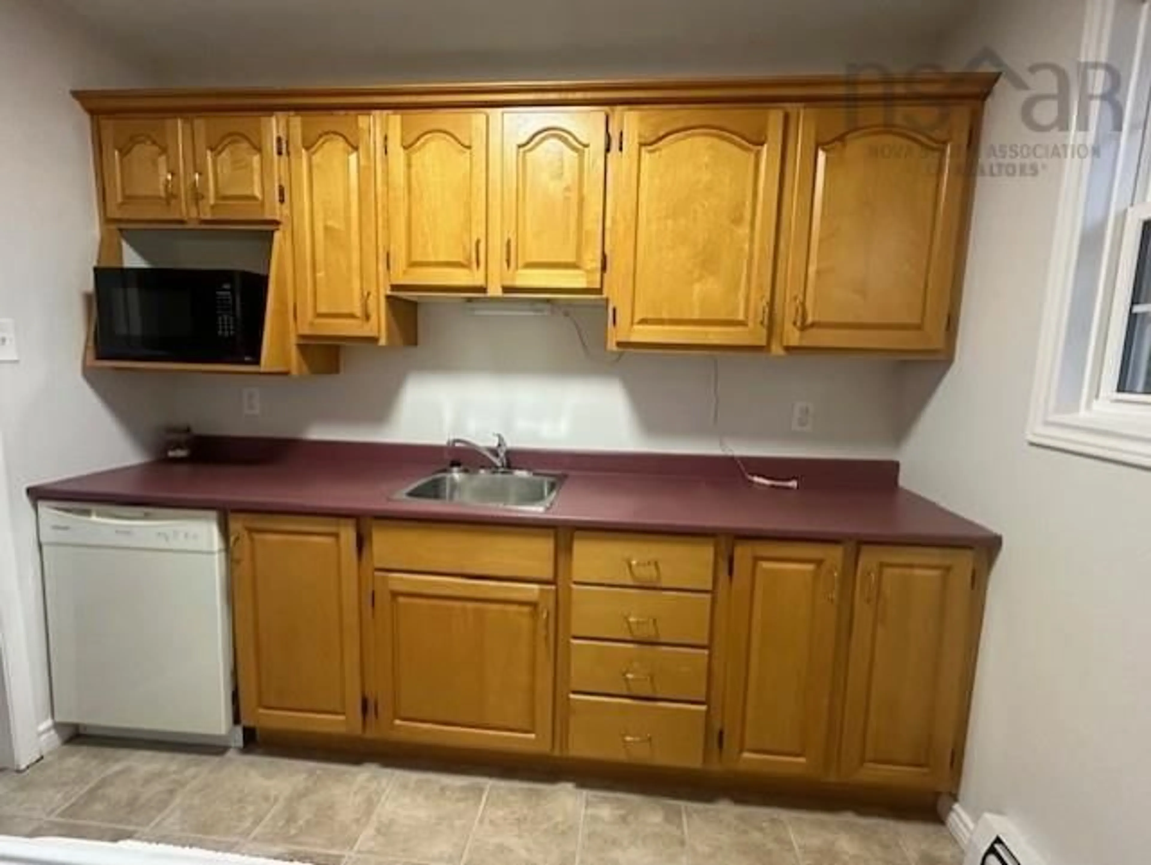 Standard kitchen, not visible floor, cottage for 82 Sixth St, Trenton Nova Scotia B0K 1X0