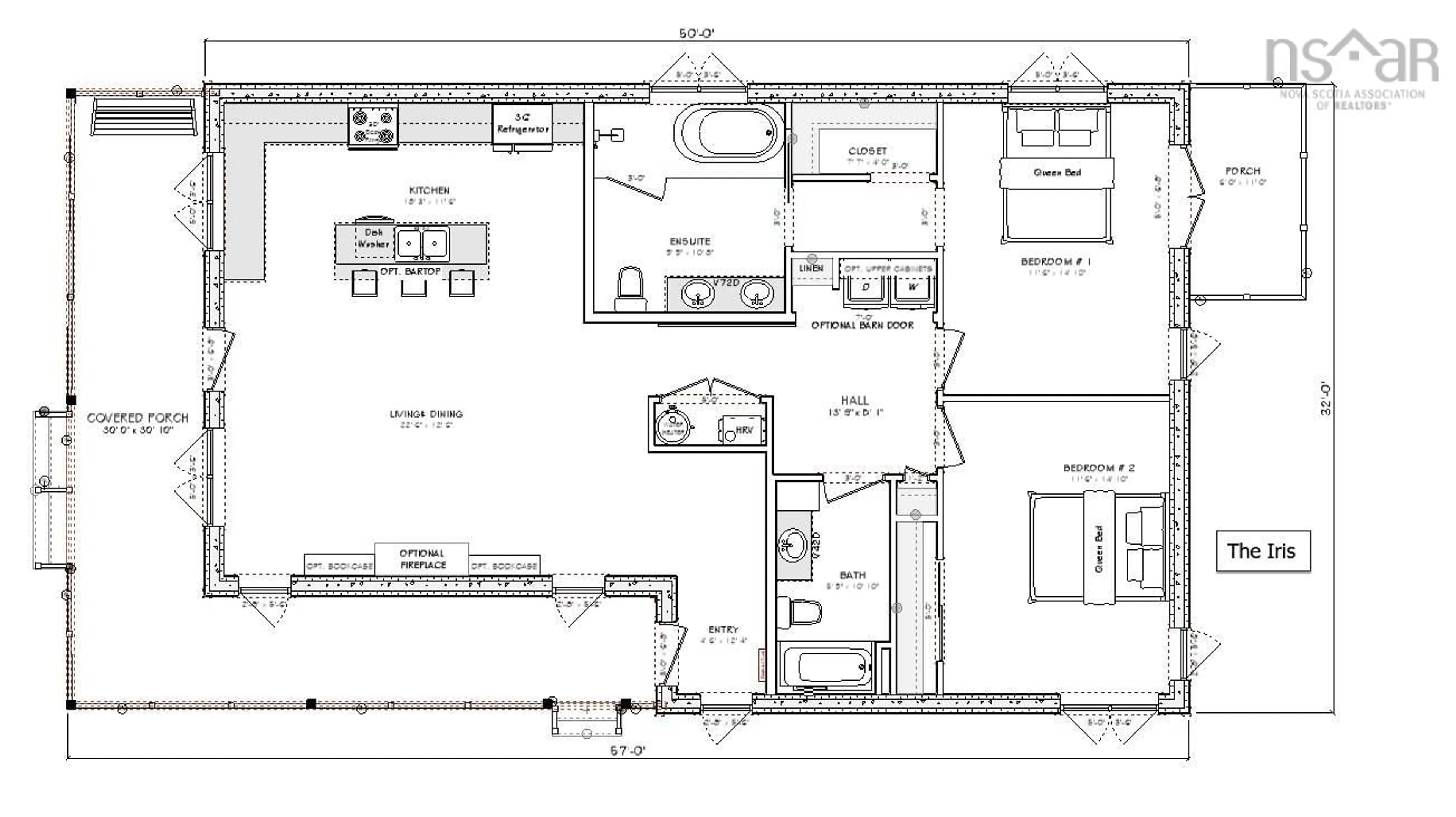 Floor plan for Lot 6 Michaela Street, Pictou Nova Scotia B0K 1H0