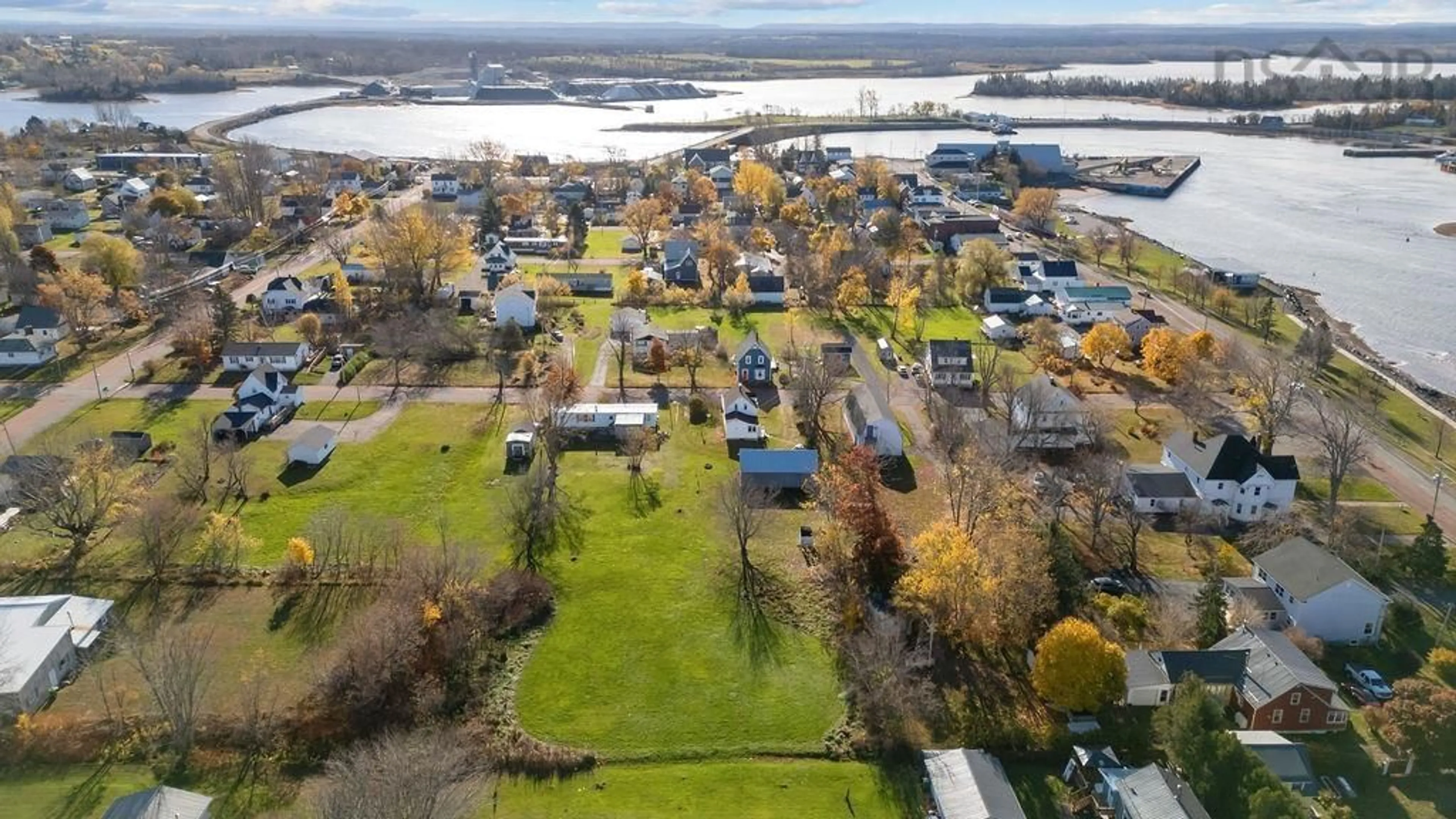 A pic from outside/outdoor area/front of a property/back of a property/a pic from drone, water/lake/river/ocean view for 204 Water St, Pugwash Nova Scotia B0K 1L0